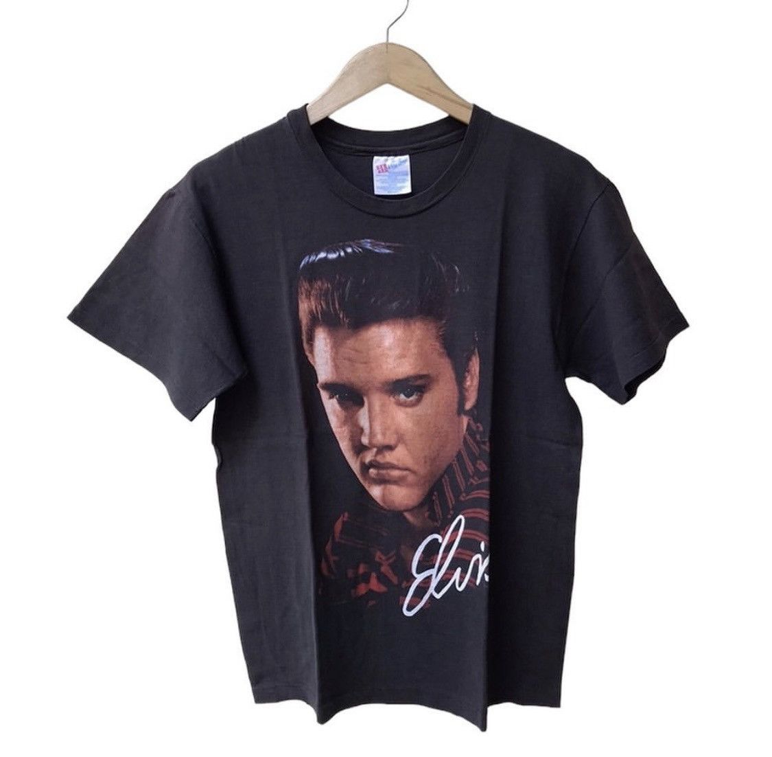 Levi's Vintage Clothing × Vintage 1990 ELVIS GIANT HEAD T-SHIRT Size US M / EU 48-50 / 2 - 1 Thumbnail