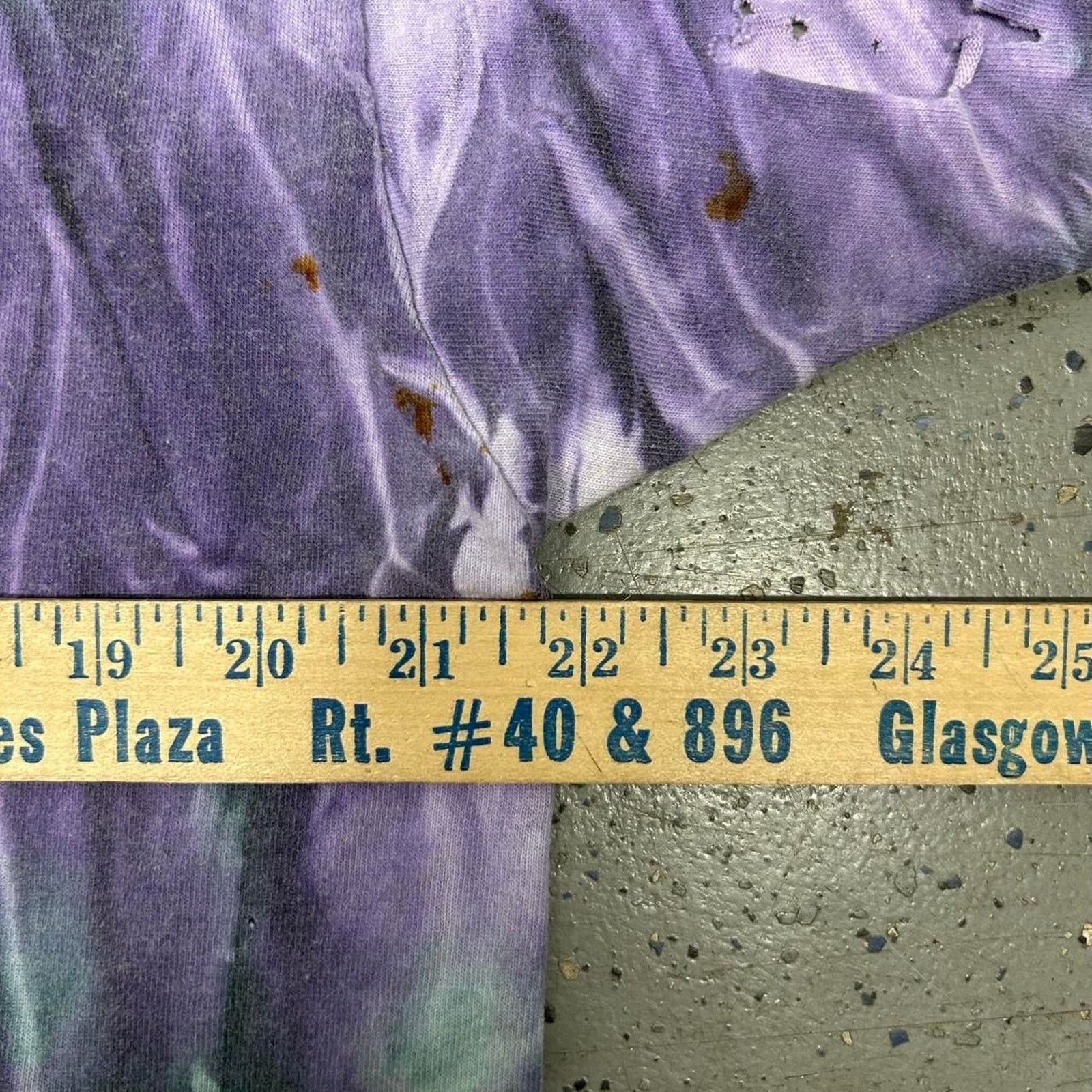 Other Vintage 90s tie dye purple and green short sleeve shirt Size US XL / EU 56 / 4 - 6 Thumbnail