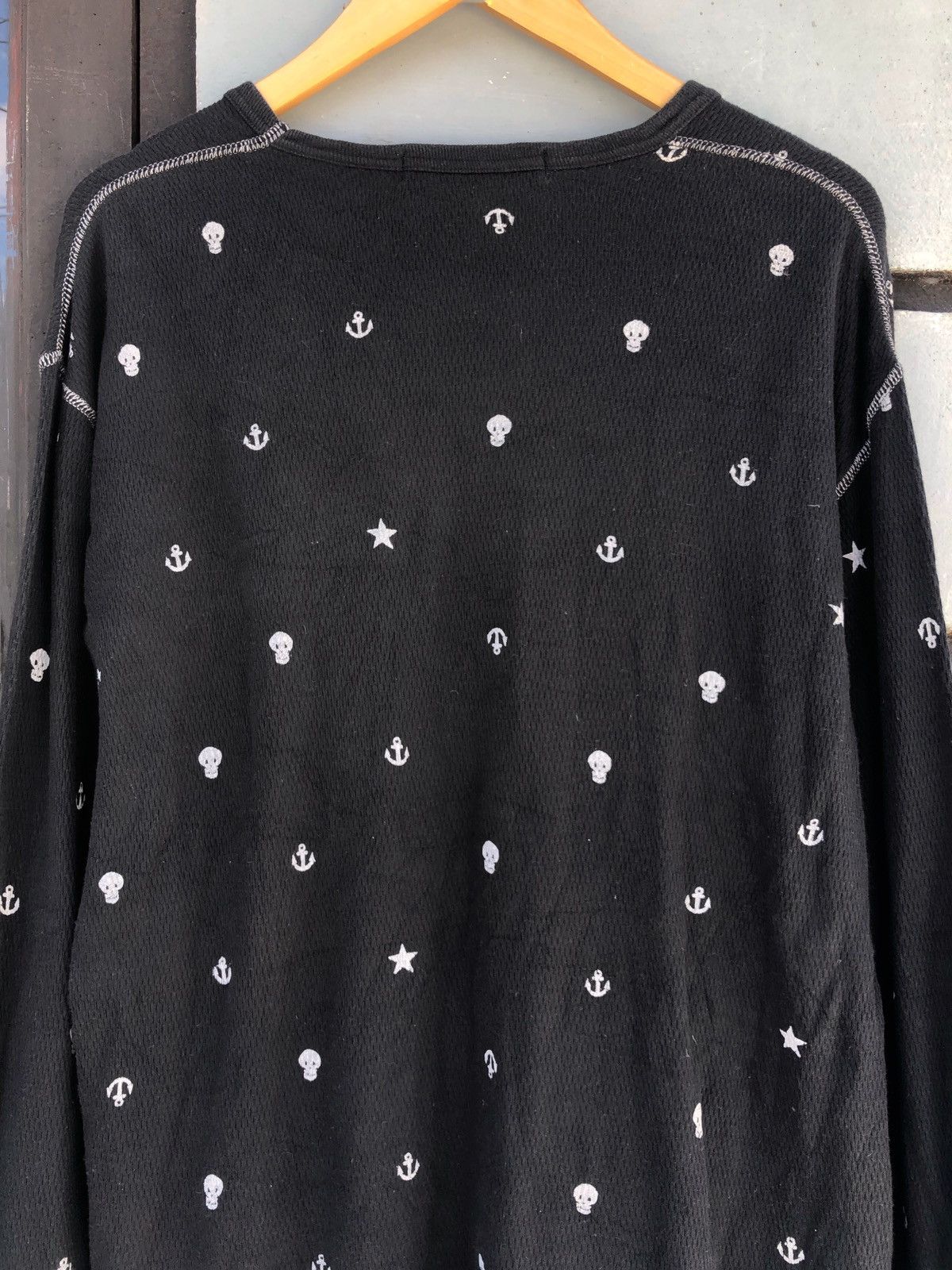 If Six Was Nine × Japanese Brand × Le Grande Bleu (L.G.B.) Ifsixwasnine- Avirex Skulls Long Sleeve lgb style Size US L / EU 52-54 / 3 - 5 Thumbnail