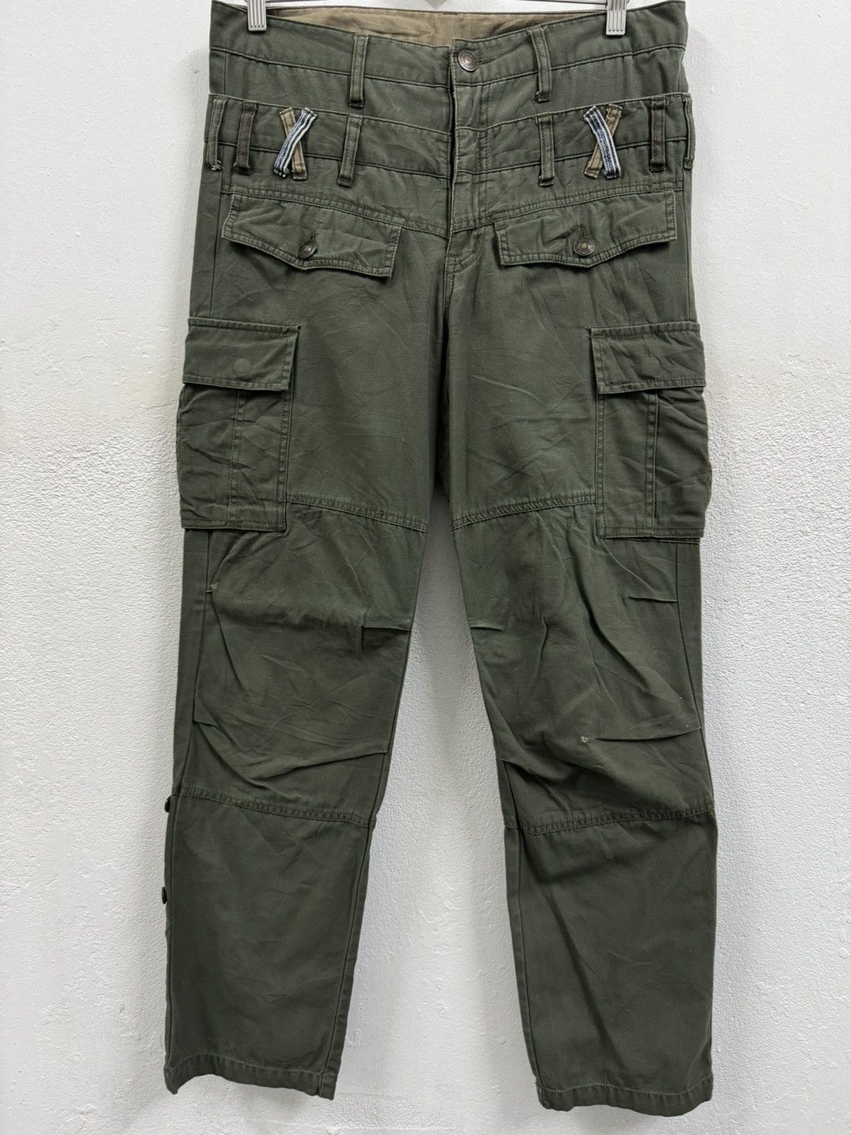 Japanese Brand × Vintage Vintage Japanese Brand Double Waist Pants 1990s Size US 34 / EU 50 - 1 Thumbnail