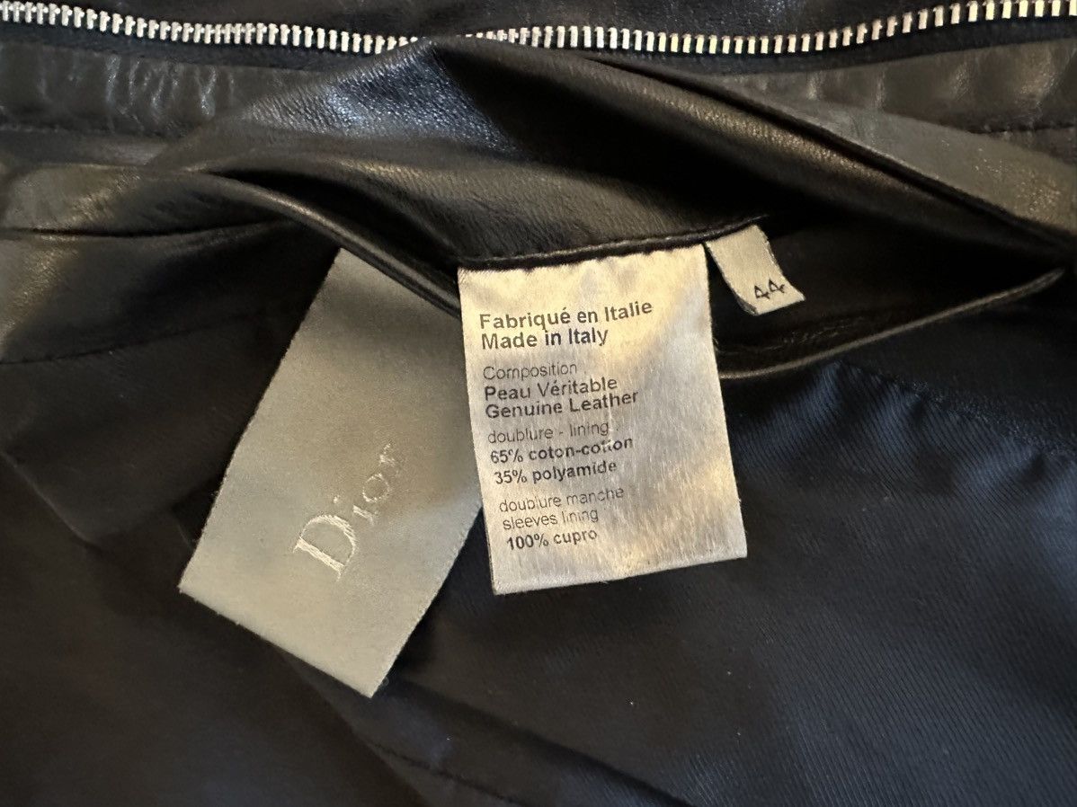 Dior Dior Homme Black leather jacket Size US S / EU 44-46 / 1 - 5 Thumbnail