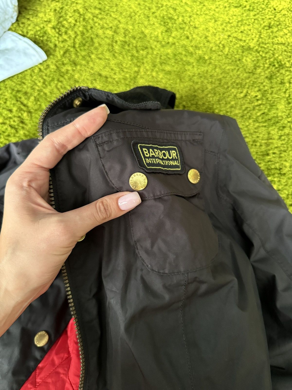 Barbour × Designer Barbour International nylon belted jacket Size XL / US 12-14 / IT 48-50 - 6 Thumbnail