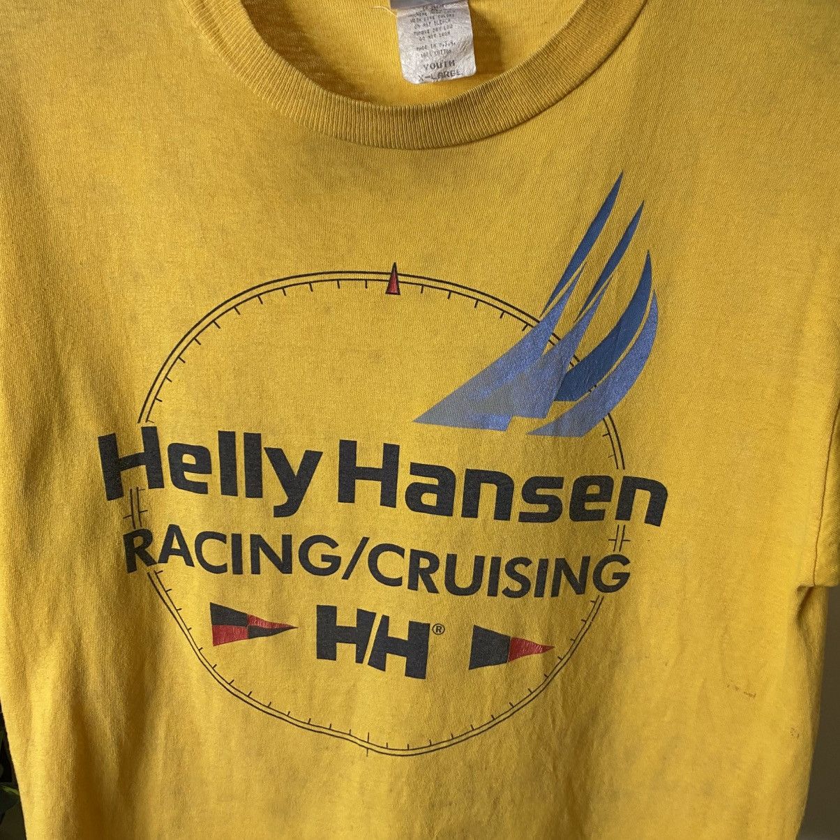 Helly Hansen 1990s Helly Hansen Sea Gear Racing Cruising T Shirt Size US M / EU 48-50 / 2 - 2 Thumbnail