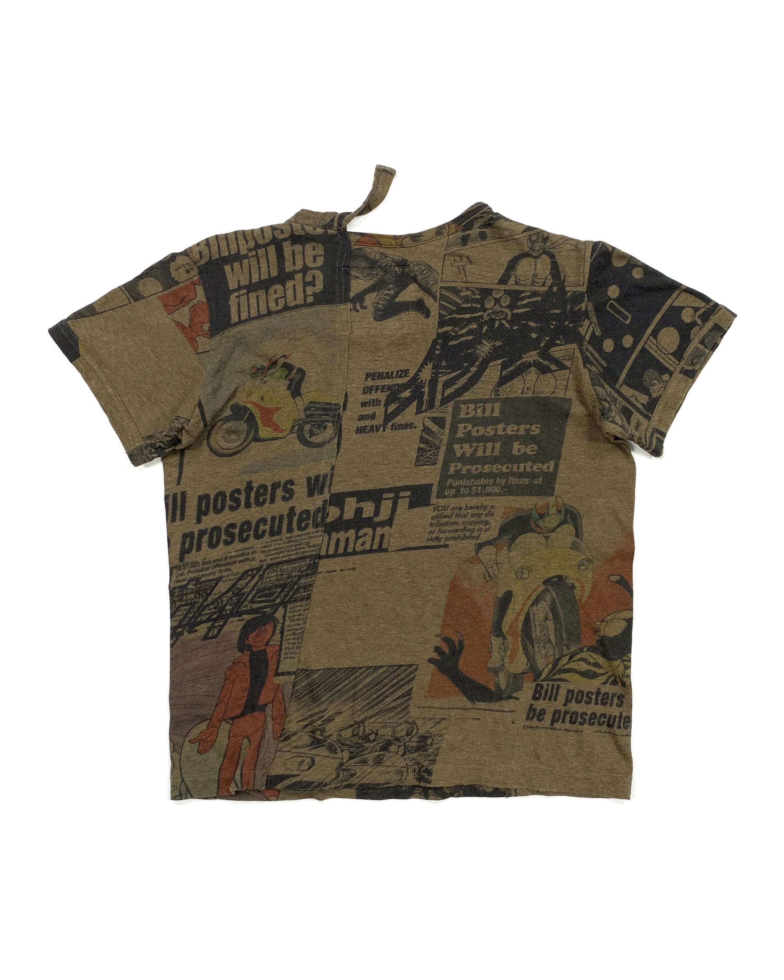 Yohji Yamamoto 2007 Kamen Rider Manga T-Shirt Size S / US 4 / IT 40 - 2 Thumbnail
