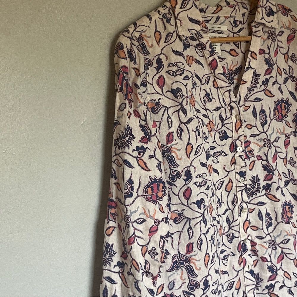 Rachel Zoe Rachel Zoe Linen The Punisher Button Down Shirt Medium Size M / US 6-8 / IT 42-44 - 3 Thumbnail