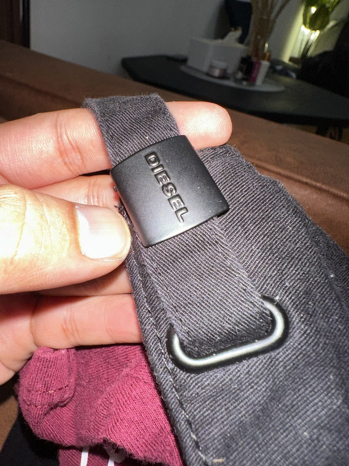 Diesel Diesel Black Velvet Hat Size ONE SIZE - 4 Thumbnail