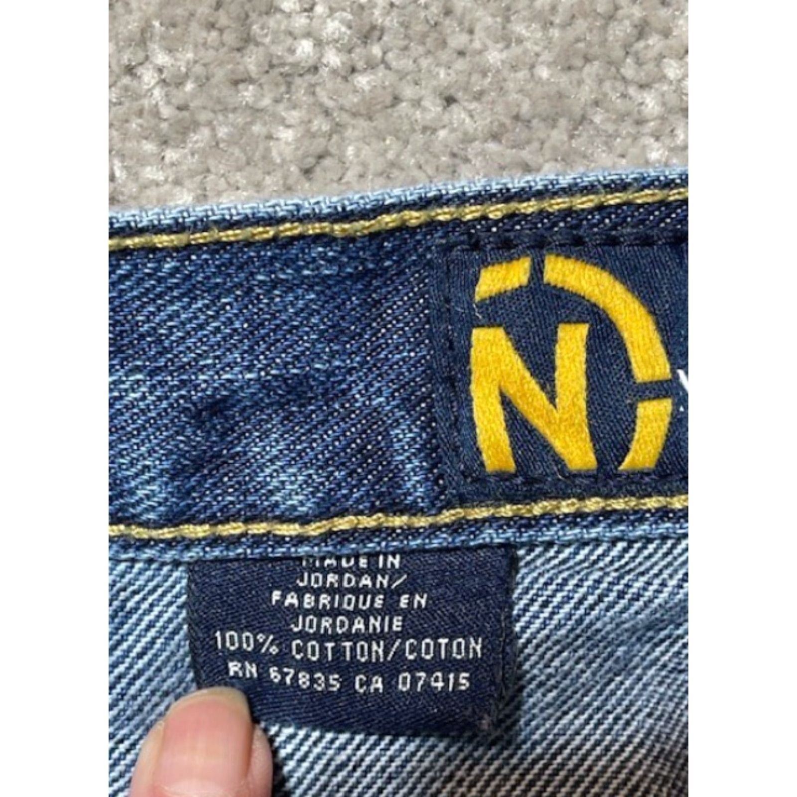 Nautica Nautica Jeans Mens 42/32 Capri Cotton Medium Wash Denim High Rise Blue Jeans Capris Mens Regular 42in 32in Pocket 5-Pocket Denim Nautica Blue Mens Size US 42 / EU 58 - 7 Thumbnail
