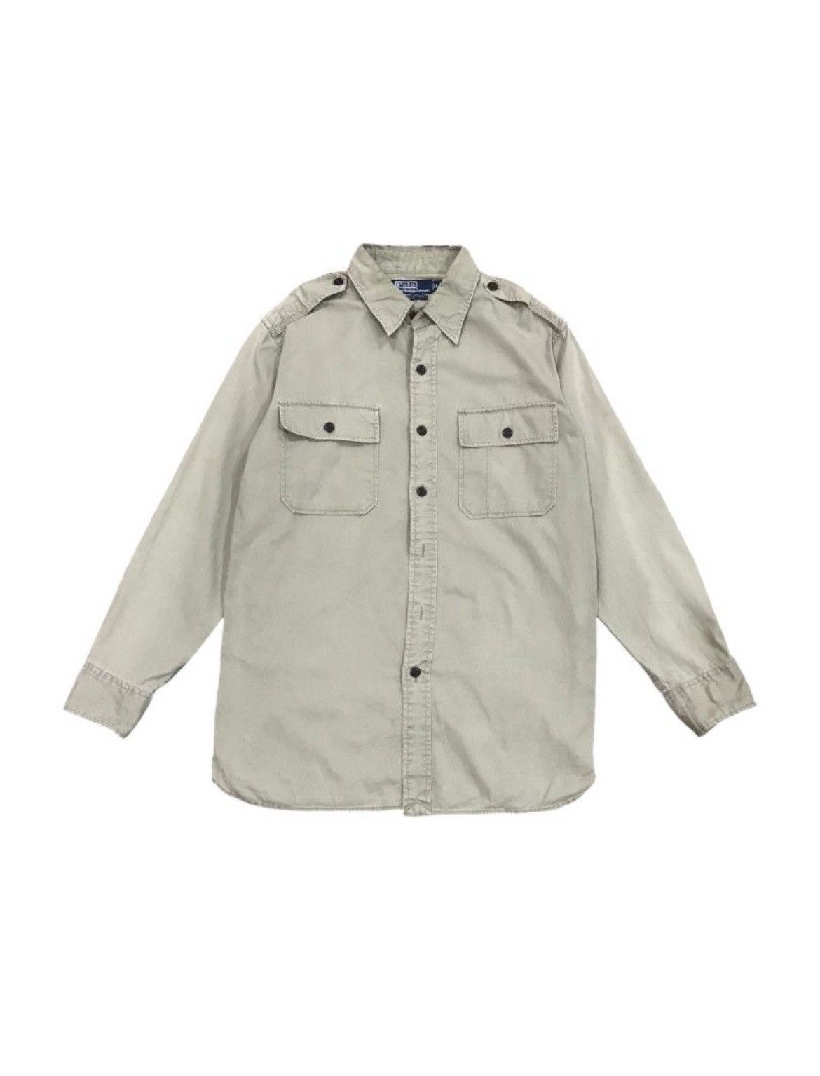 Polo Ralph Lauren × Ralph Lauren × Vintage Polo Ralph Lauren Temagami Distress Collar Works Size US L / EU 52-54 / 3 - 1 Thumbnail
