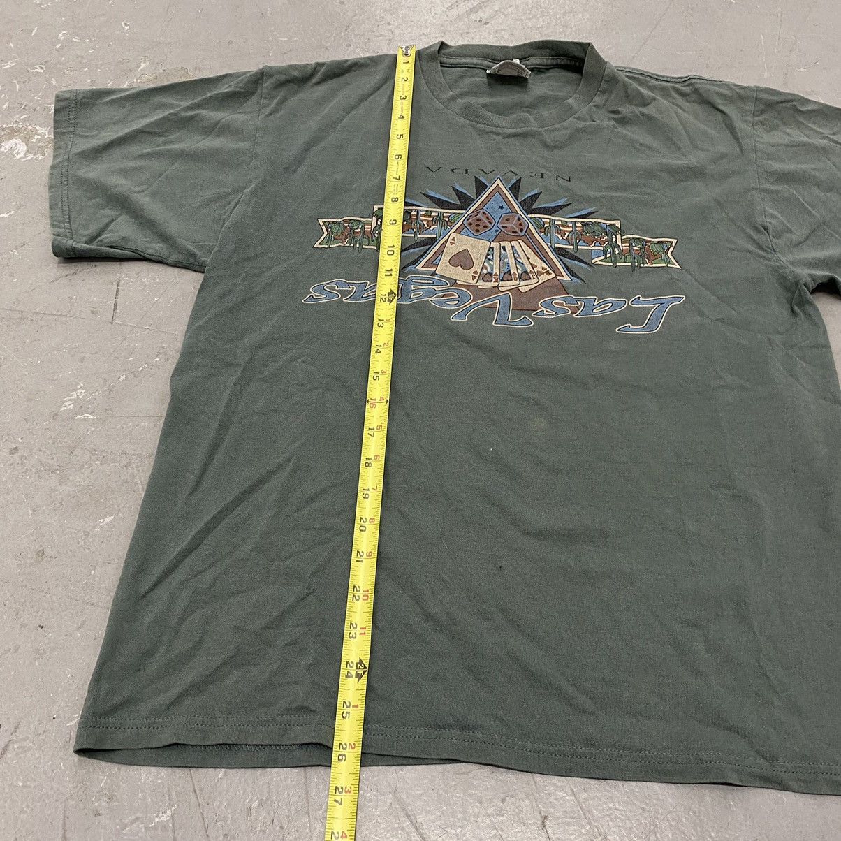 Nike × Vintage Vtg 90s Nike Las Vegas MISPRINT ERROR TEE Rare Size US M / EU 48-50 / 2 - 3 Thumbnail