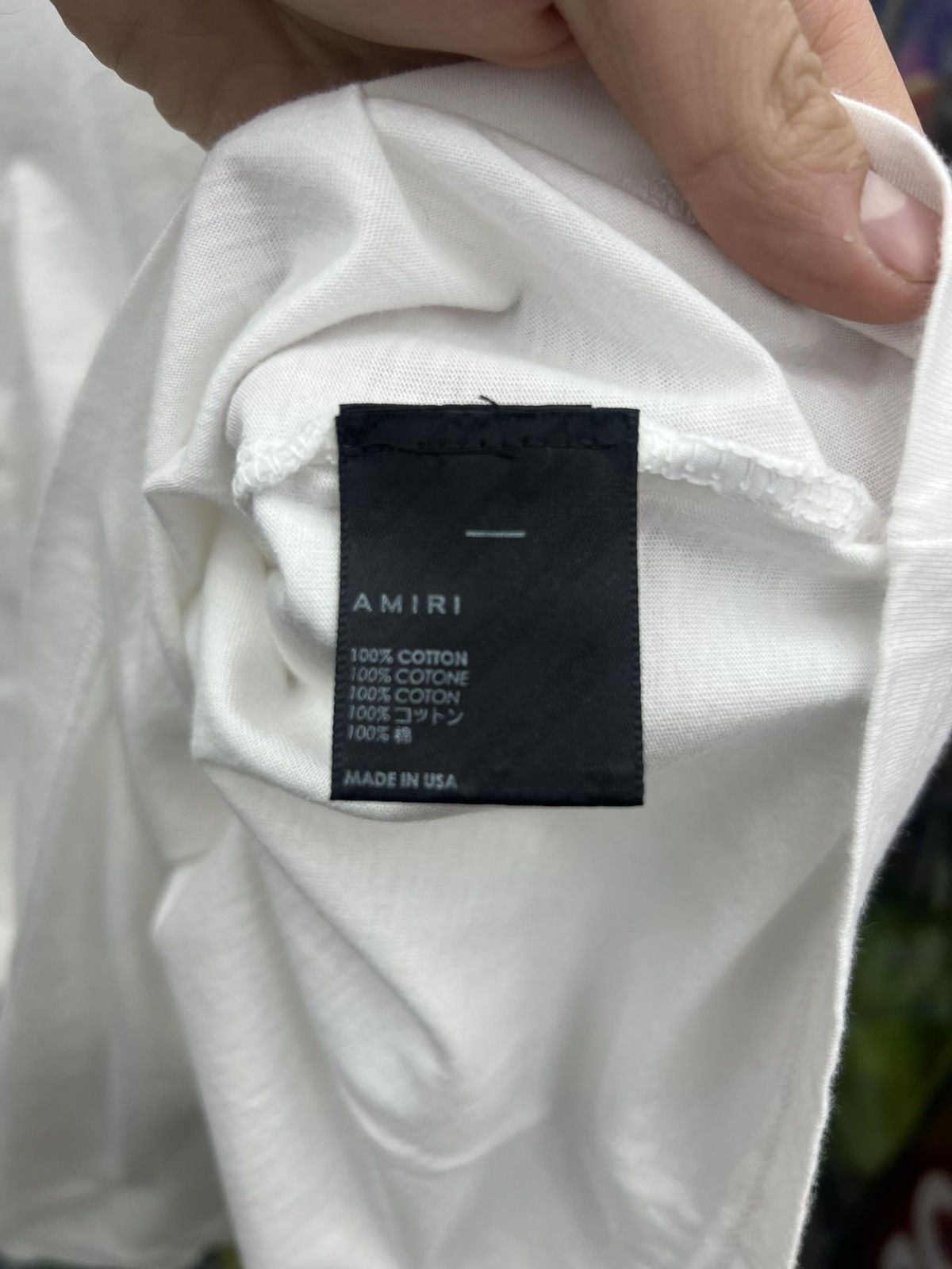 Amiri Amiri Ma core logo white tee - size large Size US L / EU 52-54 / 3 - 4 Thumbnail