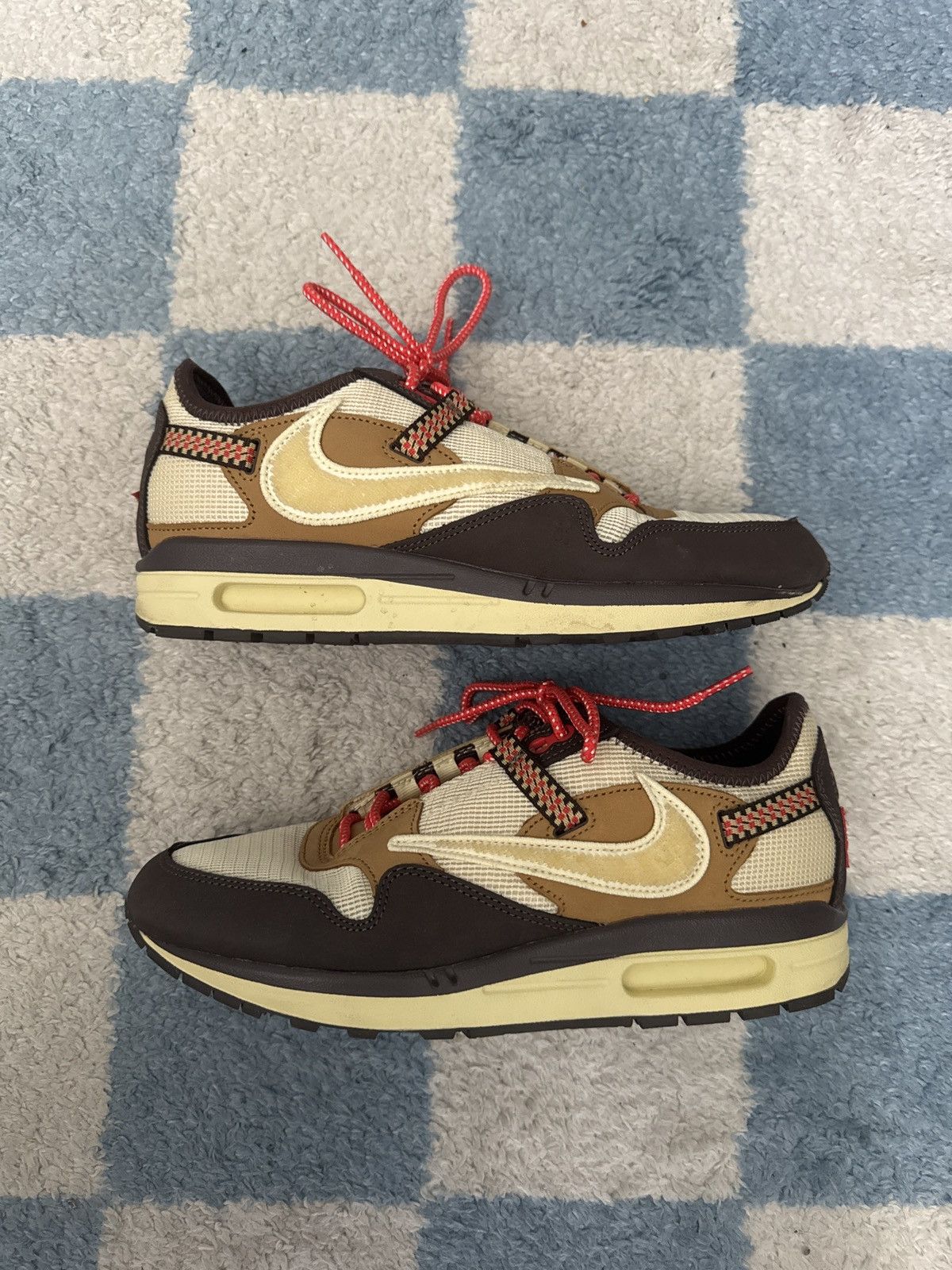 Nike × Travis Scott Nike Air Max 1 Travis Scott Baroque Brown Size US 9 / EU 42 - 1 Thumbnail