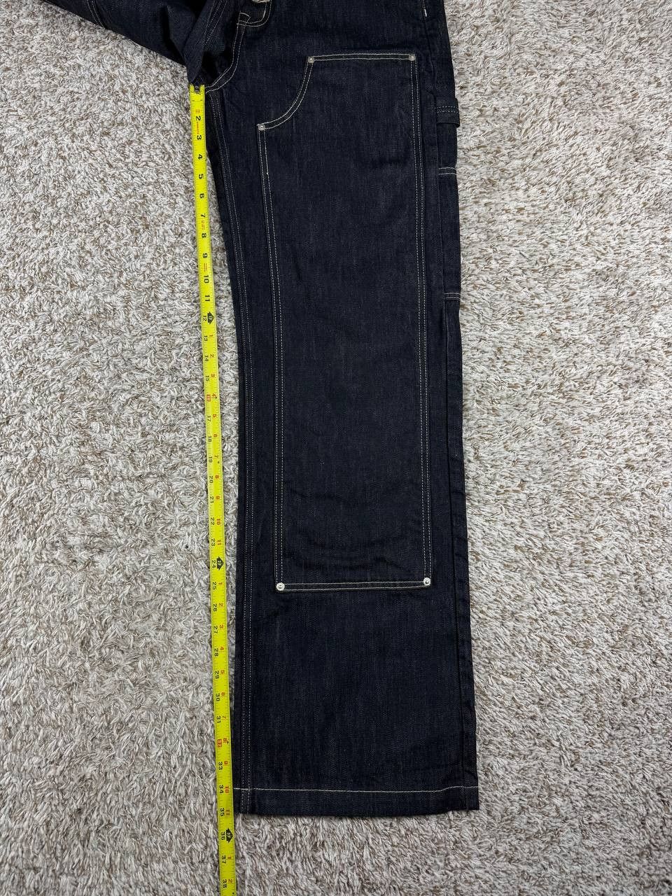 Other DONCARE Raw Denim Buggy Jeans Dark Blue Size US 30 / EU 46 - 4 Thumbnail