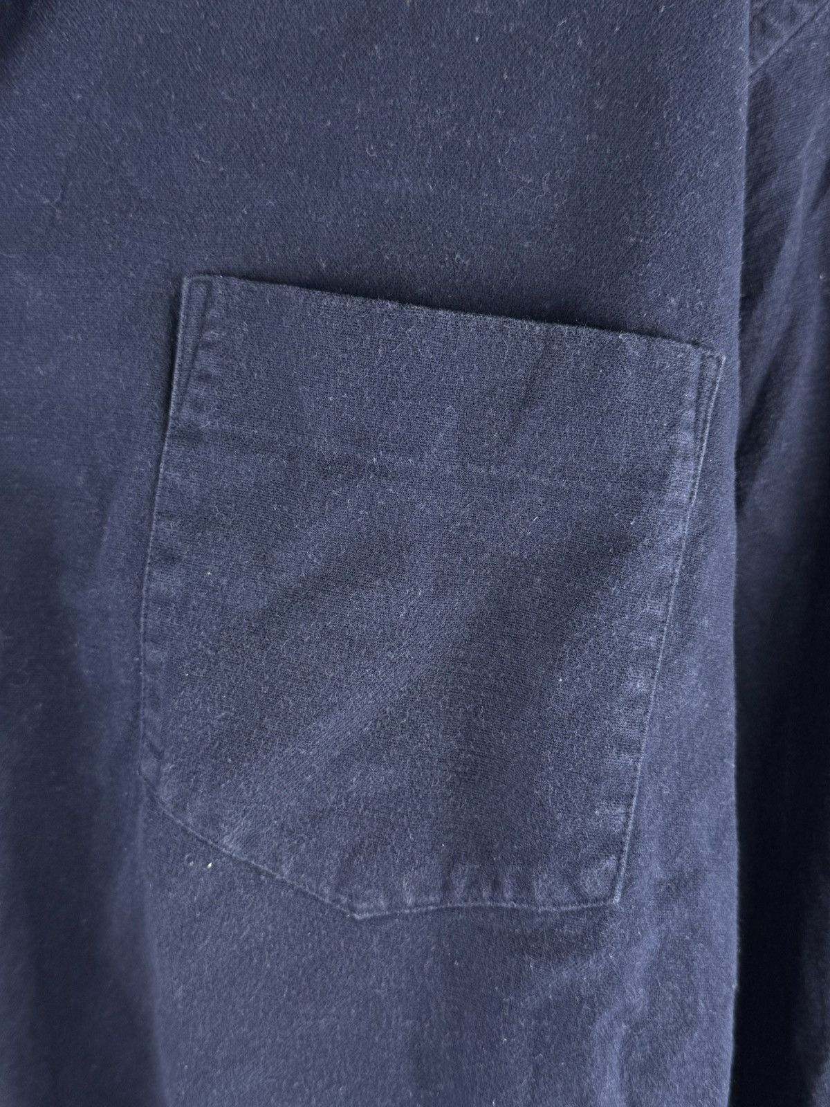 Comme des Garcons Comme des Garçons SHIRT Button Up Shirt Navy Blue France 🇫🇷 Size US M / EU 48-50 / 2 - 3 Thumbnail