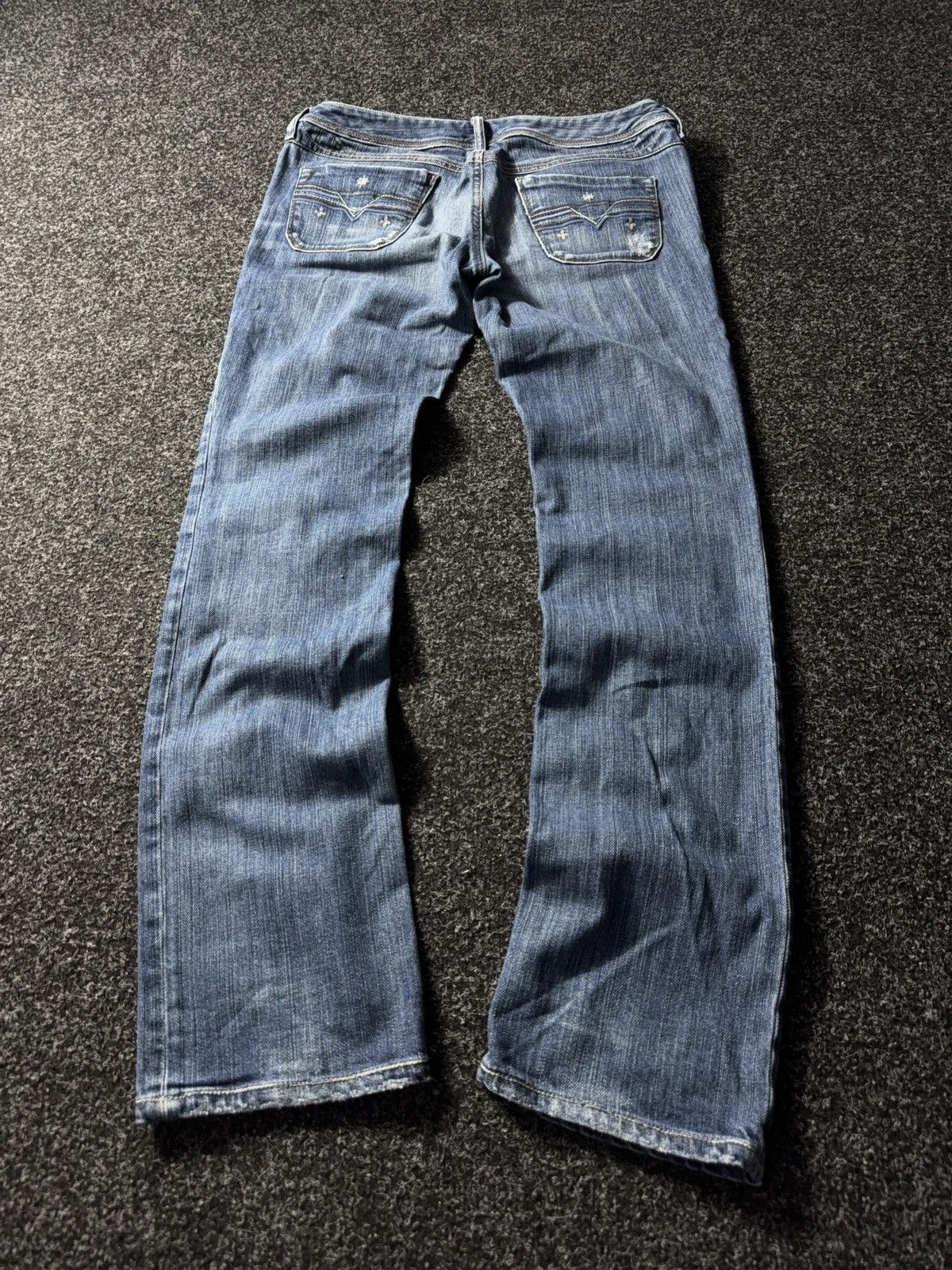 Diesel × If Six Was Nine × Vintage Vintage 90s Y2K Diesel Industry Wash Faded Italy Jeans pants Size US 31 - 8 Thumbnail