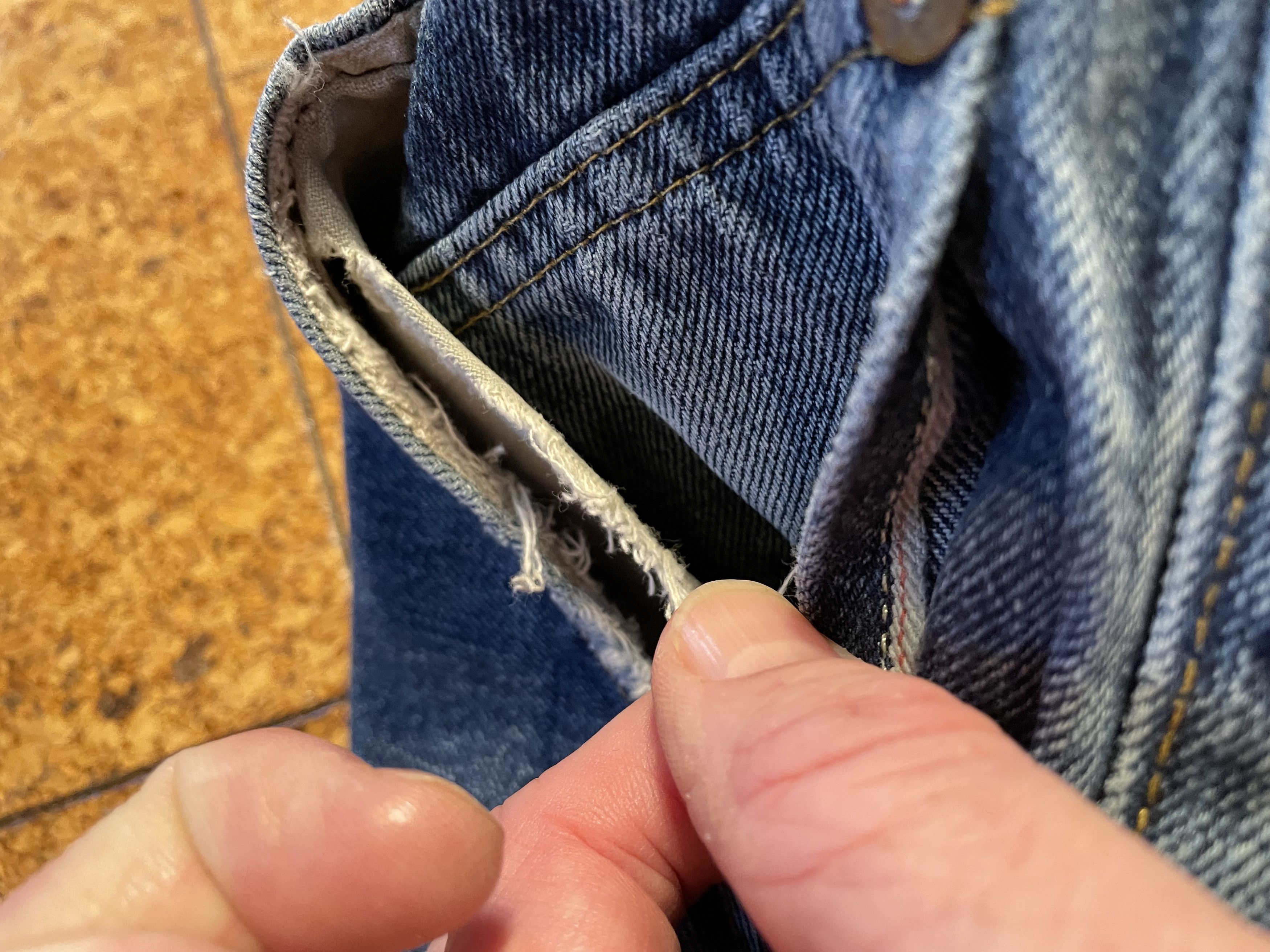 Levi's Vintage Levi’s 501 Big E Selvedge Jeans – Late 1960s – 34×32 Size US 34 / EU 50 - 7 Thumbnail