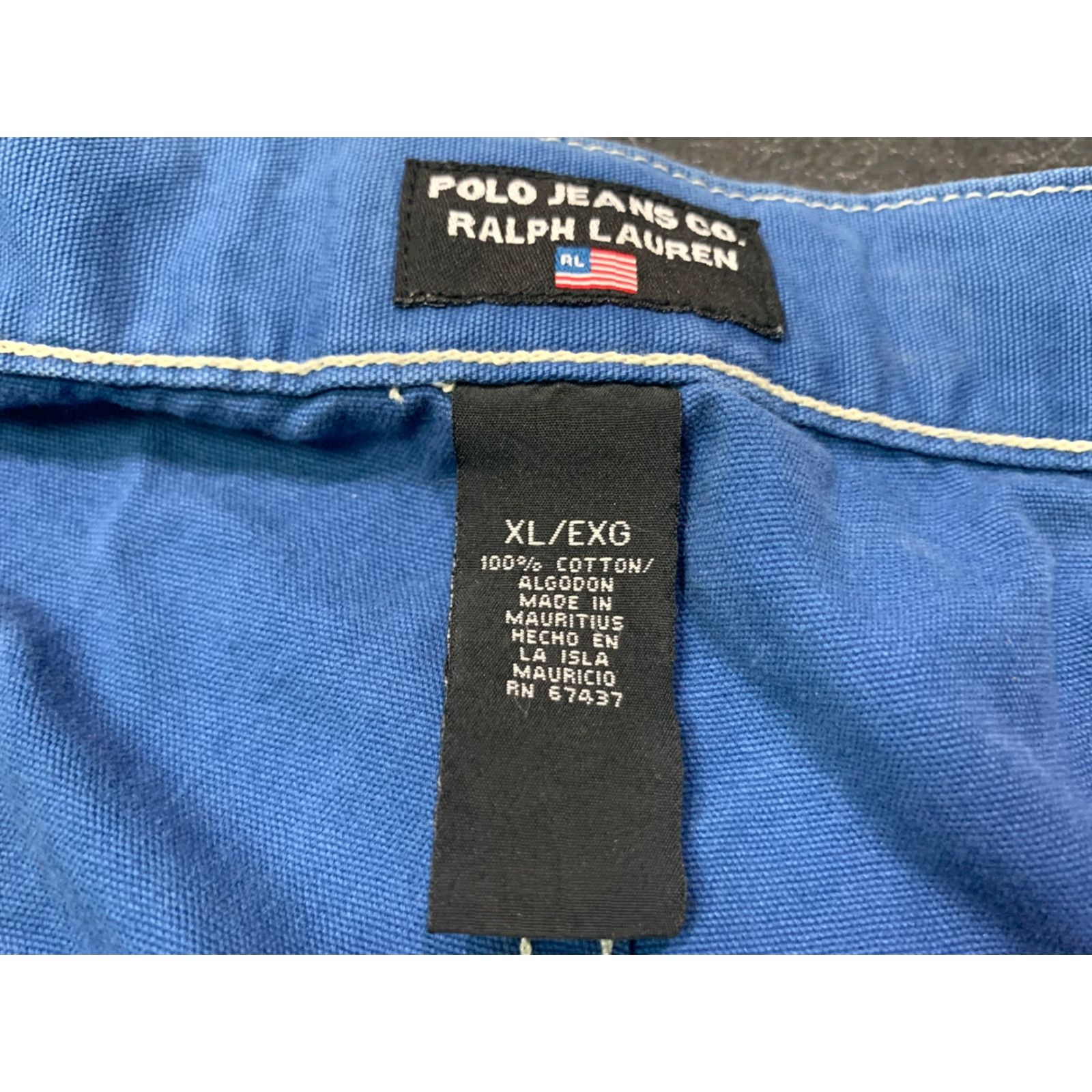 Polo Ralph Lauren VINTAGE Polo Ralph Lauren RL 67 Beach Shorts XL Blue Cargo Mens Size US XL / EU 56 / 4 - 3 Thumbnail