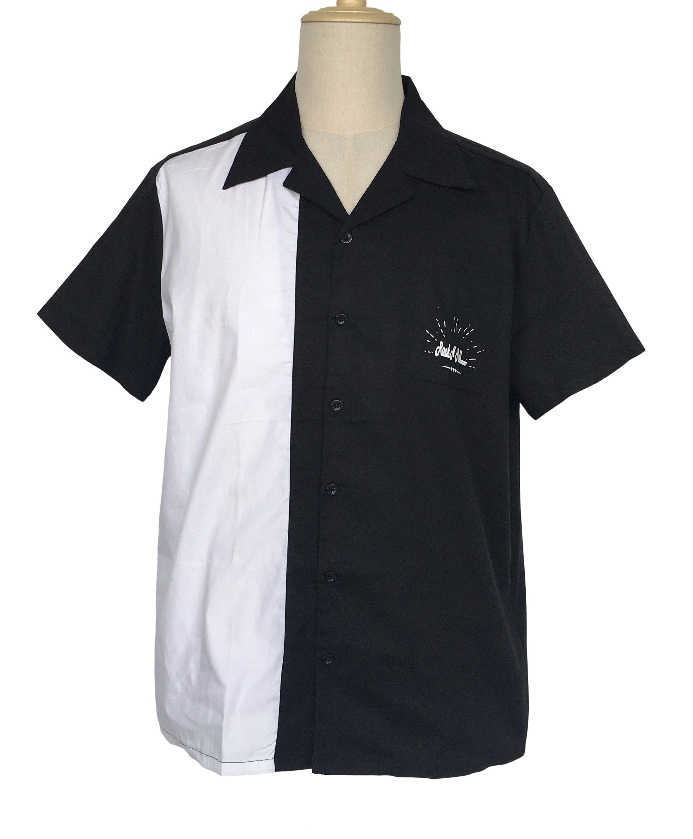 Other Black Shirts,Short Sleeves,"RNR" Print On The Pocket Size US XXL / EU 58 / 5 - 1 Thumbnail