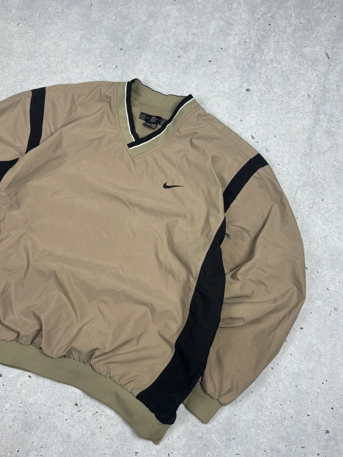 Nike Vintage Nike Small Swoosh Baggy Brown Sweatshirt Size US XXL / EU 58 / 5 - 5 Thumbnail