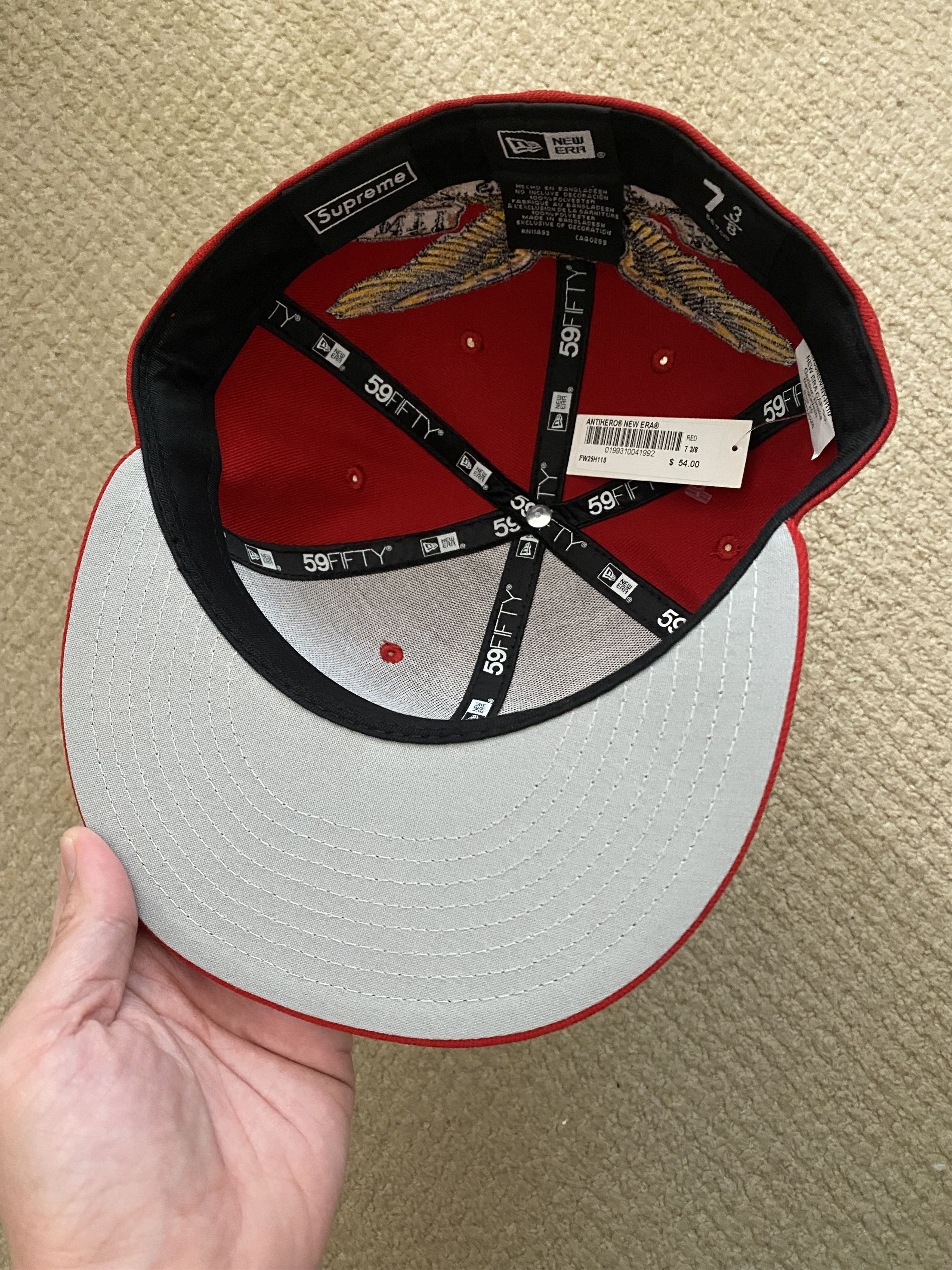 Supreme Supreme (7 3/8) Antihero Fitted New Era Cap Size ONE SIZE - 3 Thumbnail