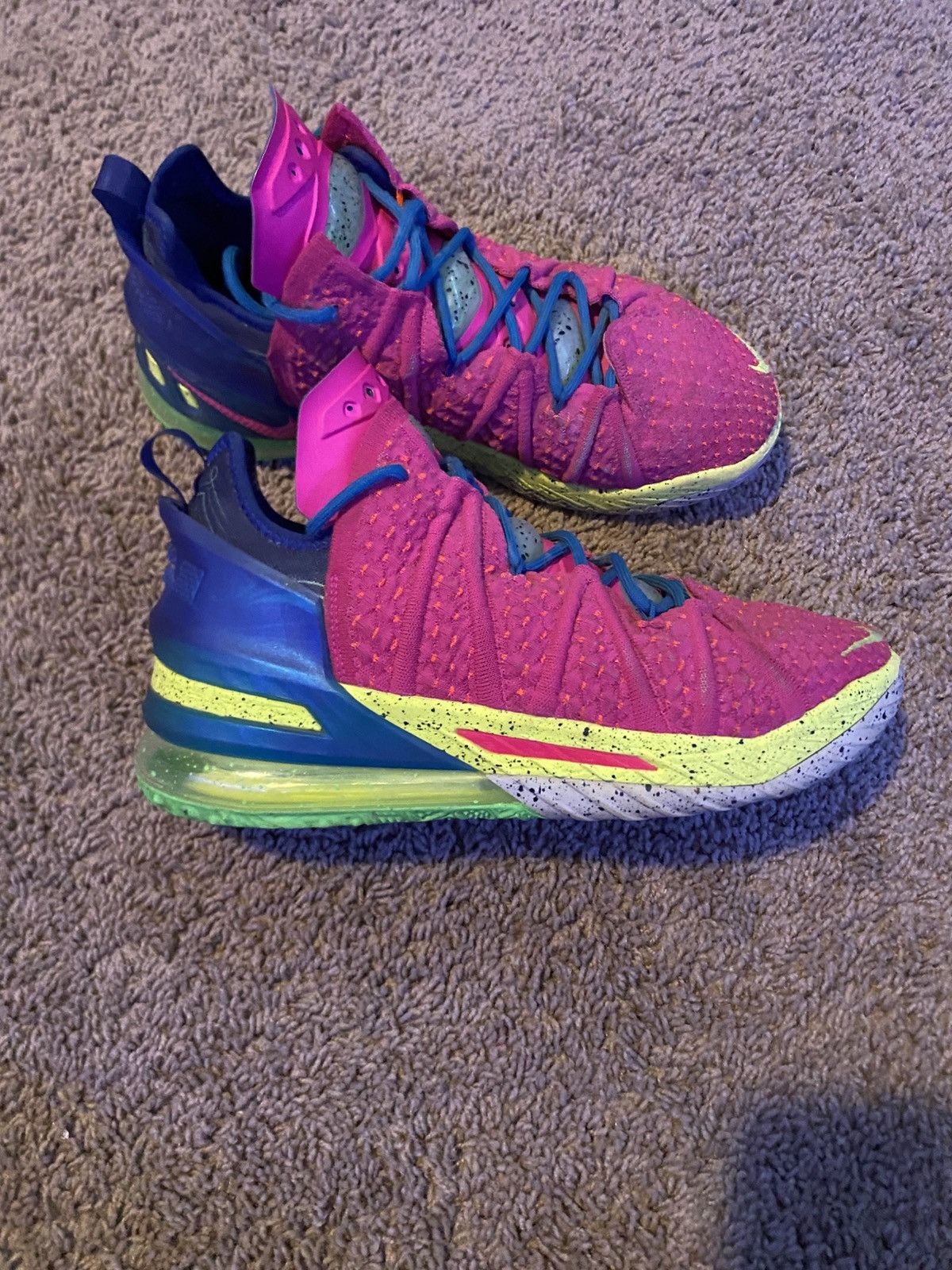 Nike Nike Lebron 18 "Los Angeles By Night" Size US 9.5 / EU 42-43 - 2 Thumbnail