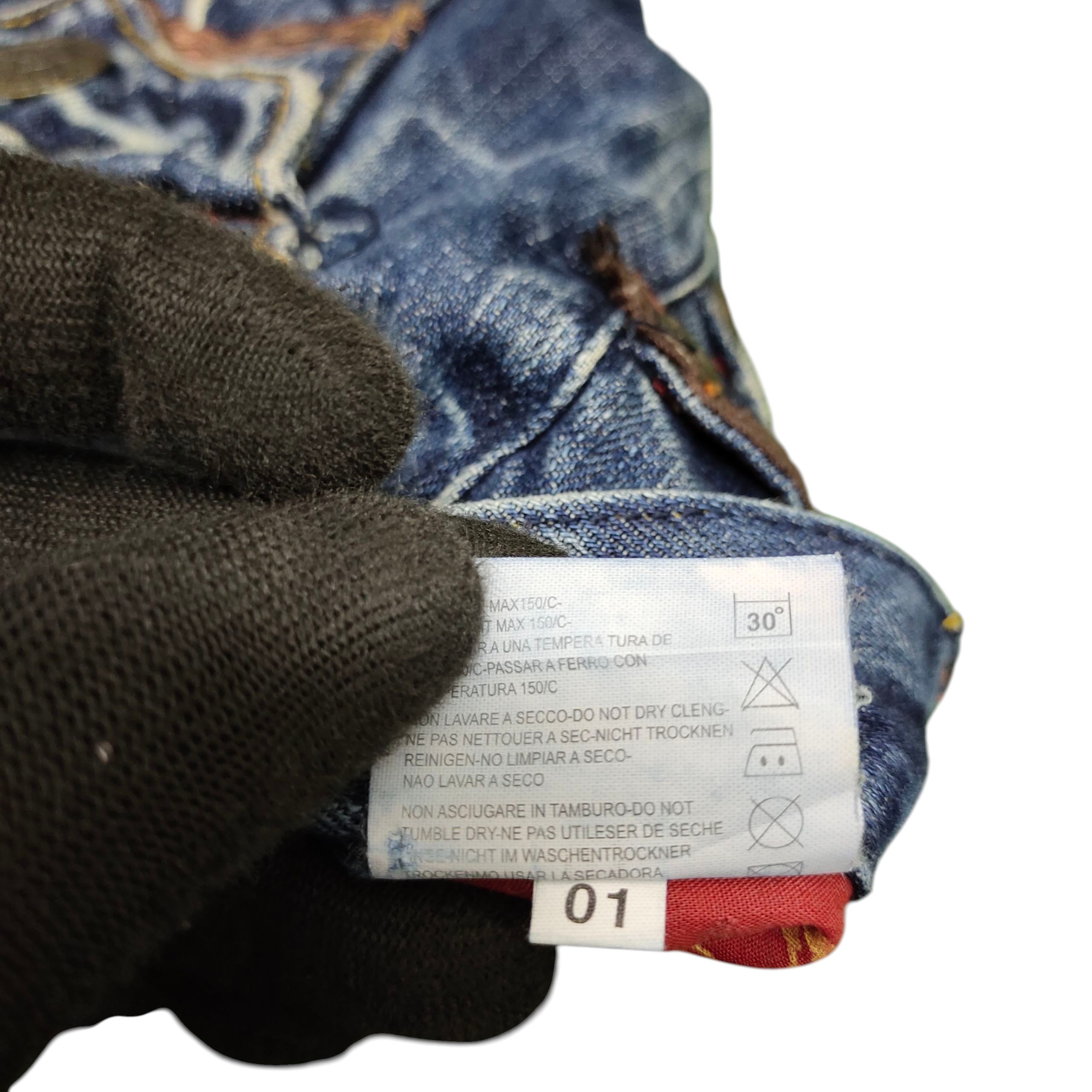If Six Was Nine Flare Jeans Red Pepper Clawmark Distres Bootcut Low Rise Y2k Size US 28 / EU 44 - 17 Thumbnail