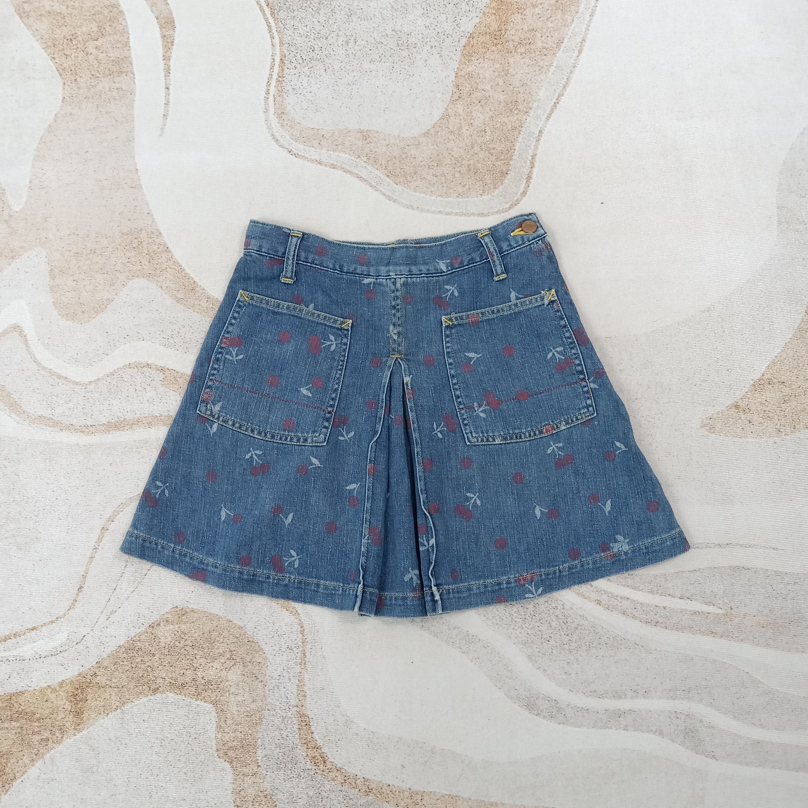 Hysteric Glamour Hysteric Glamour Denim Mini Skirts C265N12 Size 24" / US 00 / IT 34 - 3 Thumbnail
