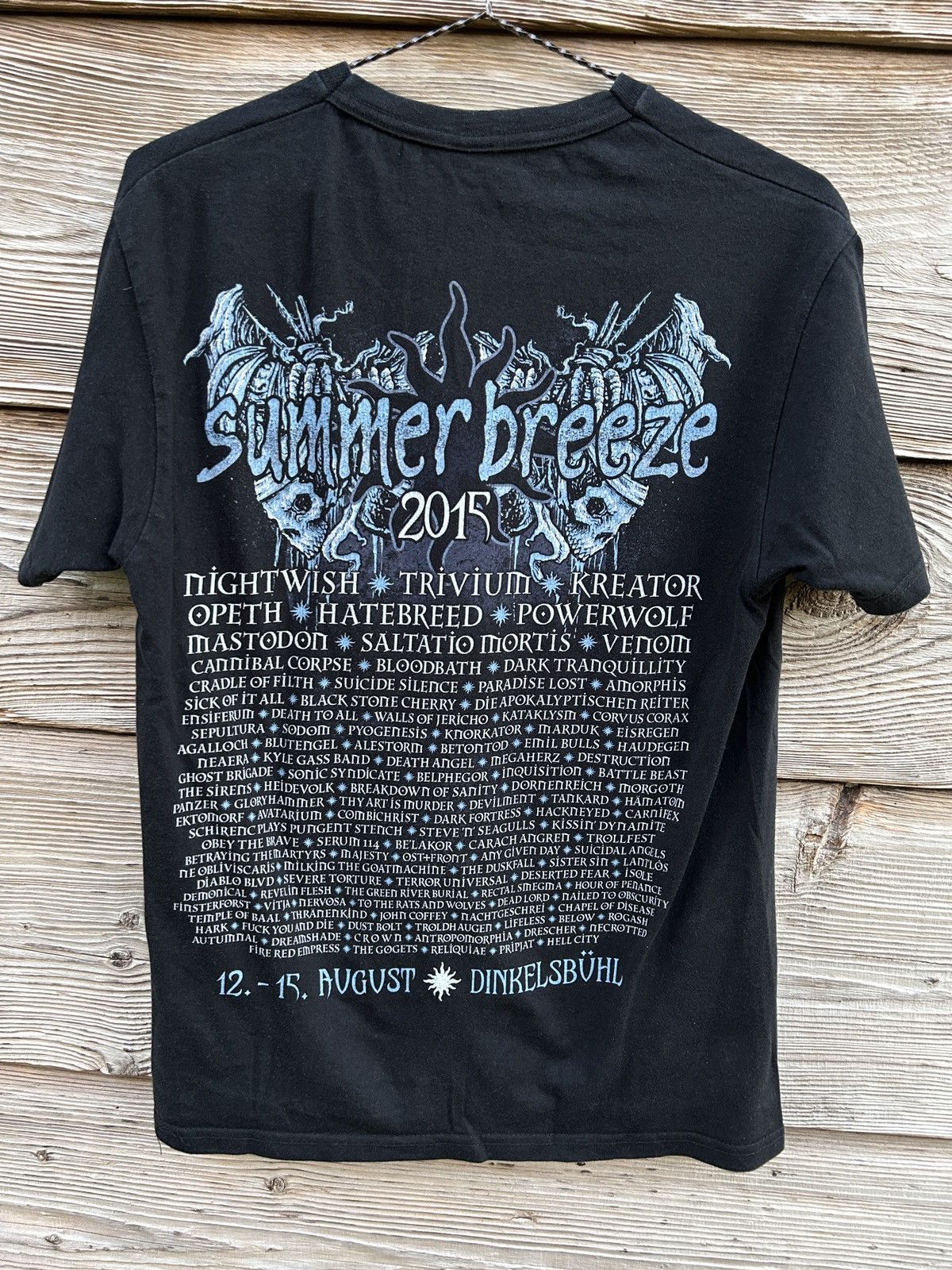 Band Tees Vintage Summer Breeze 2015 Metal Open Air Festival T-Shirt Size US S / EU 44-46 / 1 - 4 Thumbnail