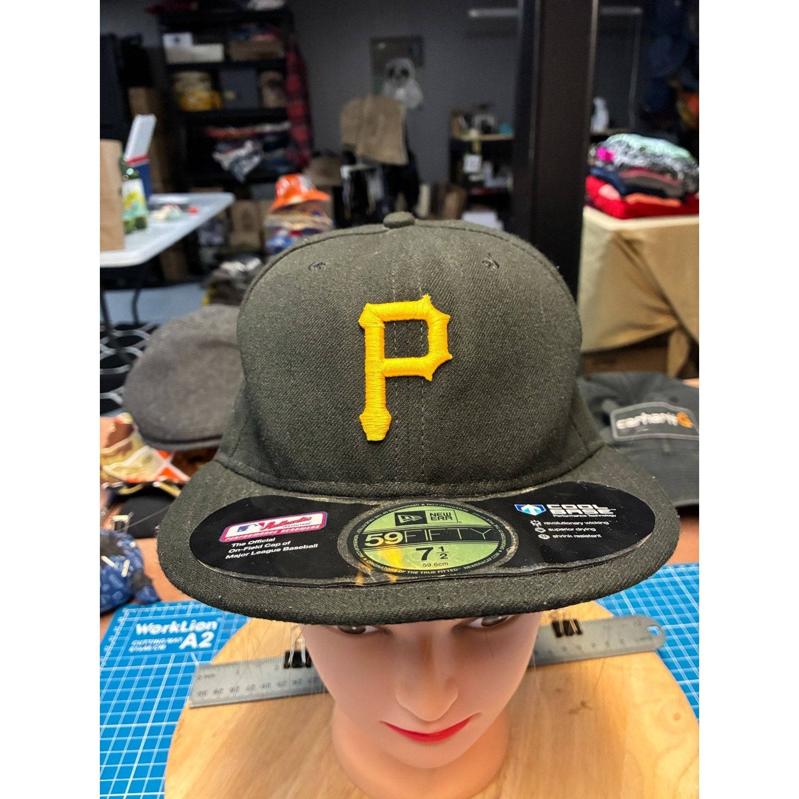 New Era Pittsburgh Pirates 59FIFTY New Era MLB On-Field Cap 7 ½ Size ONE SIZE - 2 Thumbnail