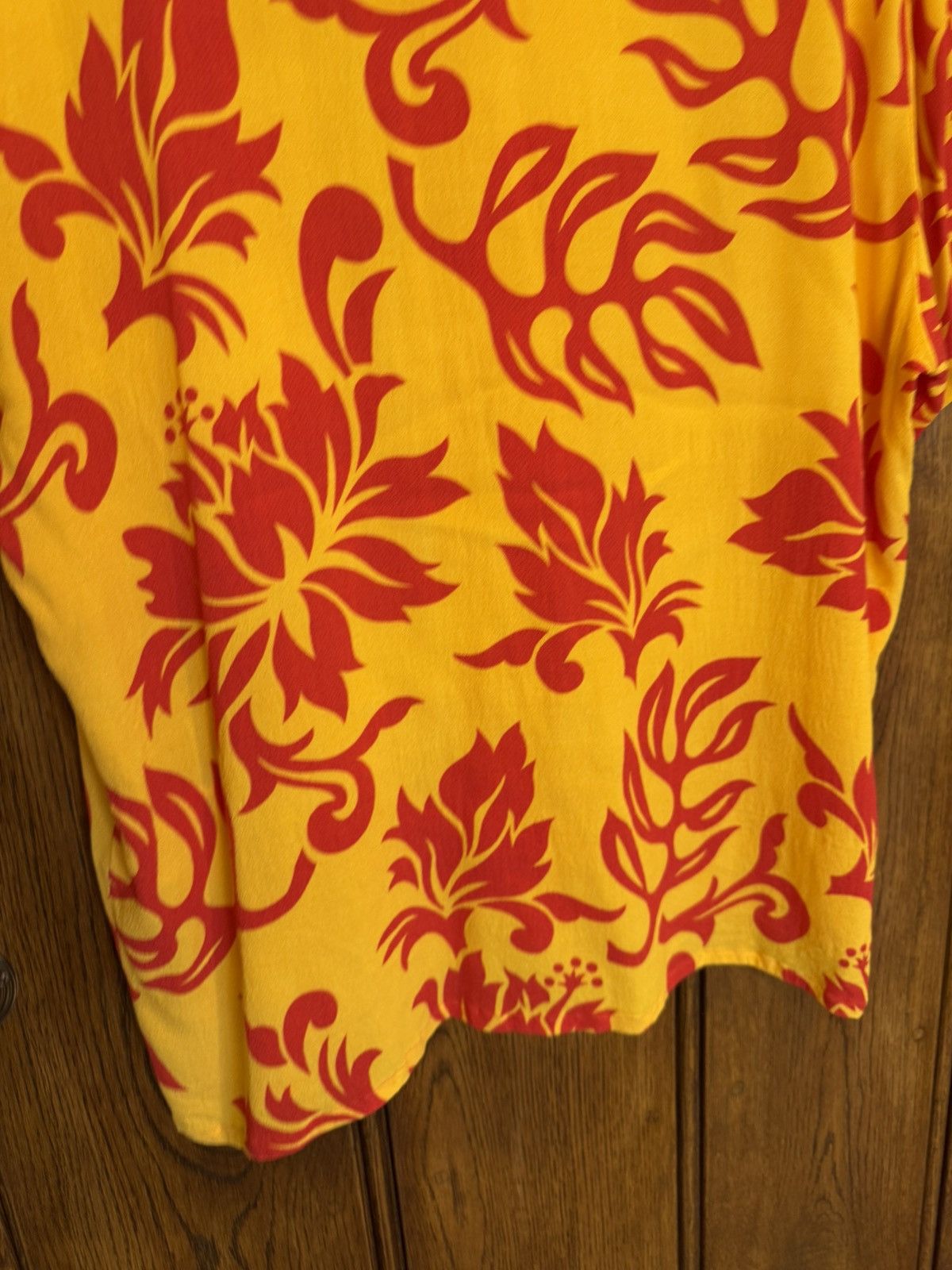 ERL SS23 $415 ERL Hawaiian ss floral tropical shirt M orange red Size US L / EU 52-54 / 3 - 16 Thumbnail