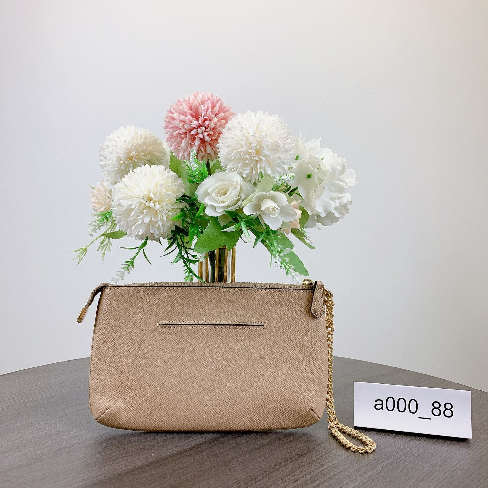 Coach 73044 Large Wristlet IN Taupe