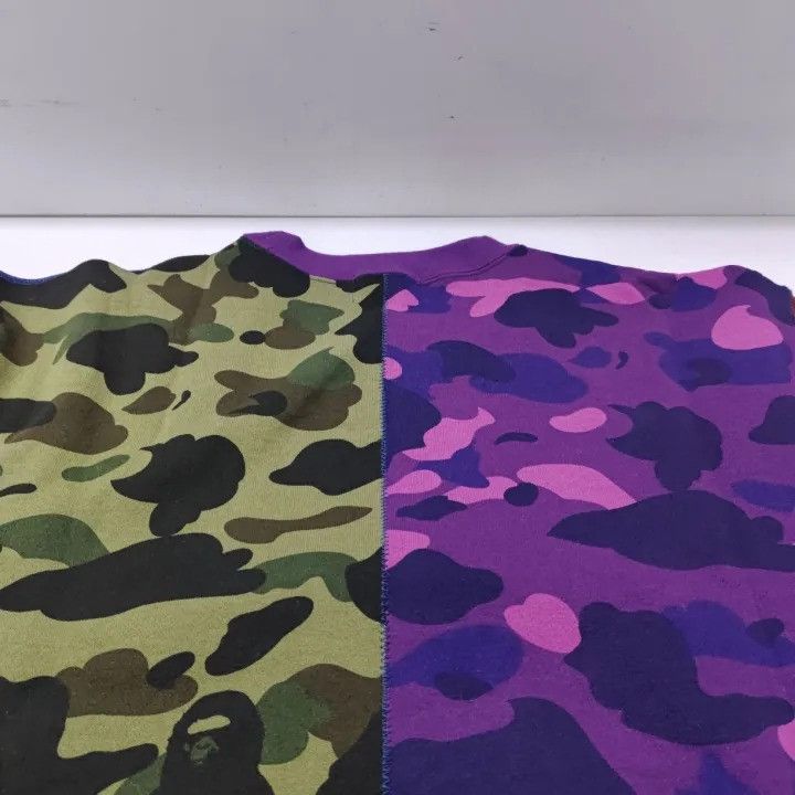Bape BAPE Unisex Mix Camo Shark Wide Hoodie Size US XXL / EU 58 / 5 - 5 Thumbnail