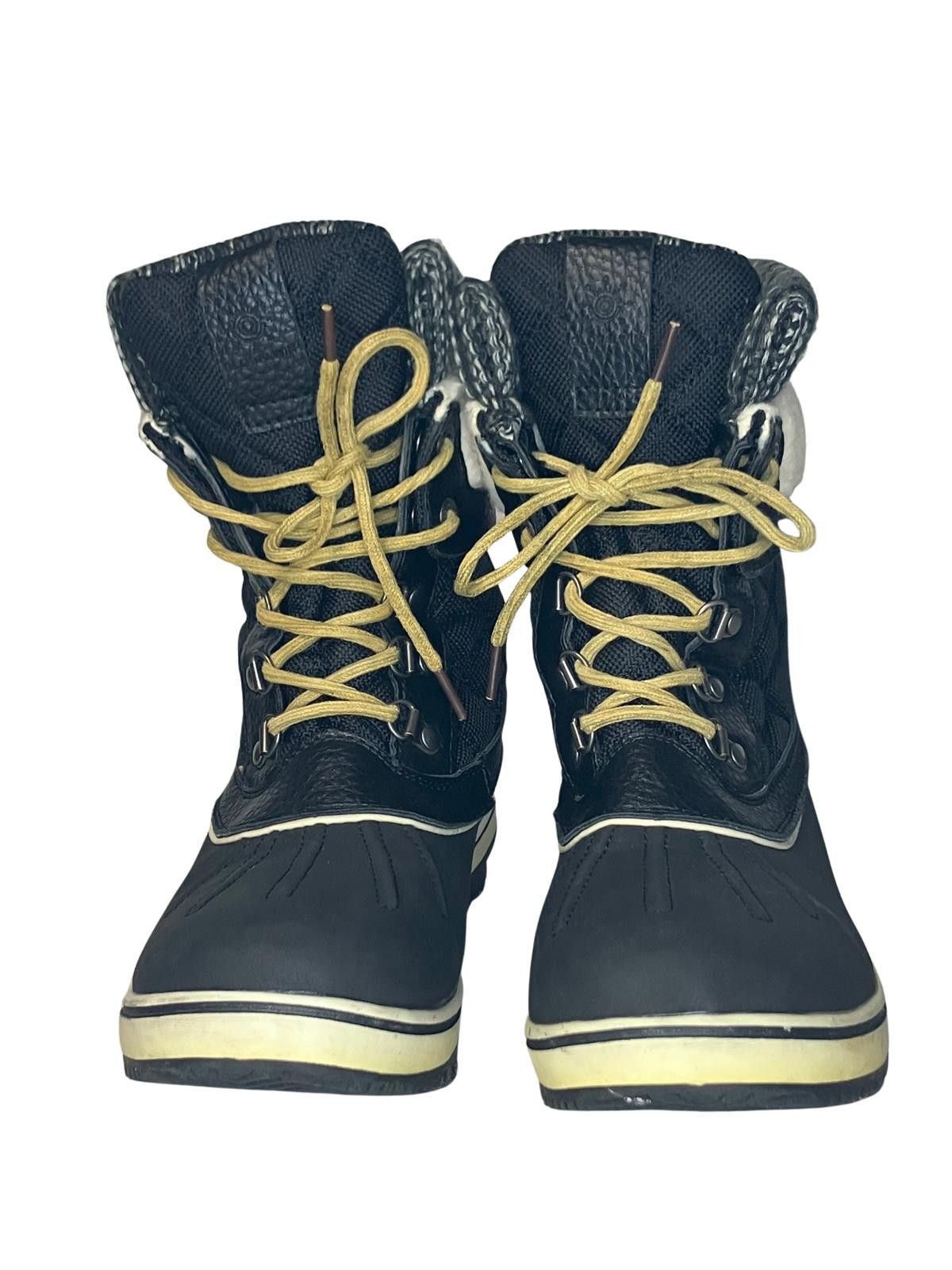 Other Cozy Winter Boots Faux Fur Lined Black 8.5 Women Size US 8.5 / EU 41-42 - 3 Thumbnail