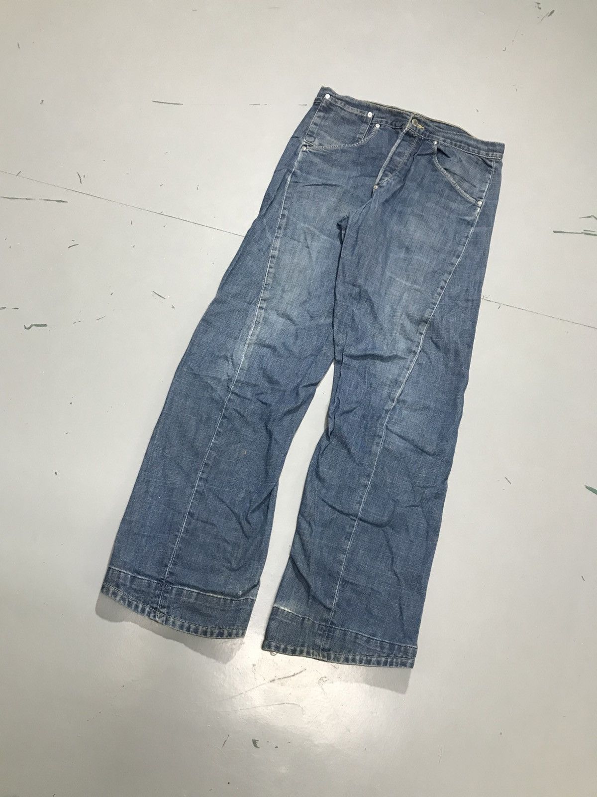 Levi's Vintage Levi’s engineer jeans buckle belt denim Size US 32 / EU 48 - 3 Thumbnail
