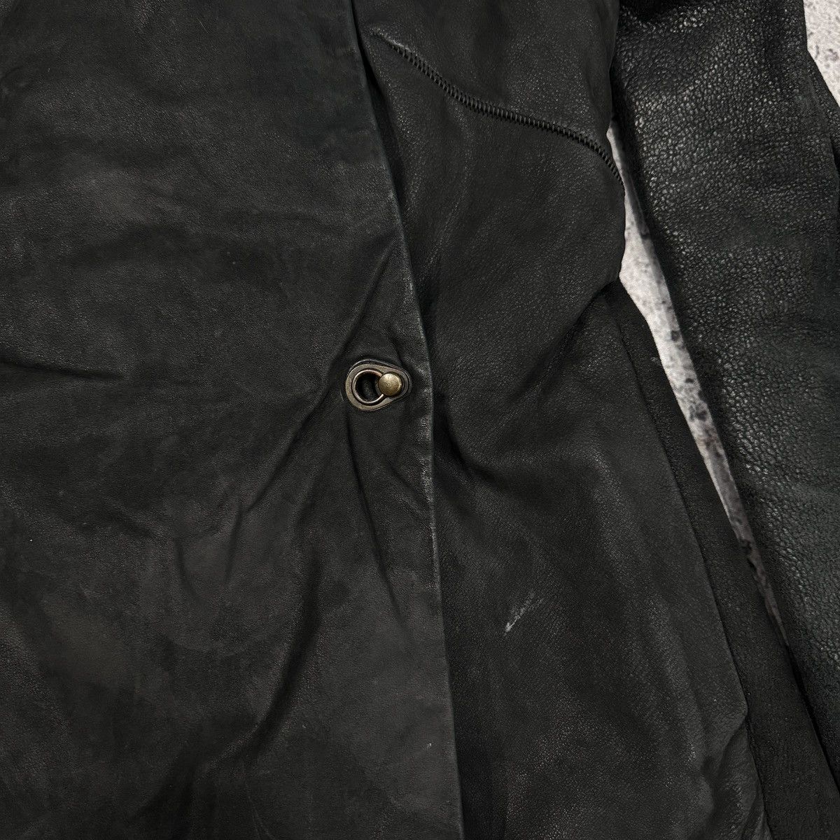 Isaac Sellam Experience Isaac Sellam Experience Lambskin Leather Down Puffer Jacket Size XS / US 0-2 / IT 36-38 - 13 Thumbnail