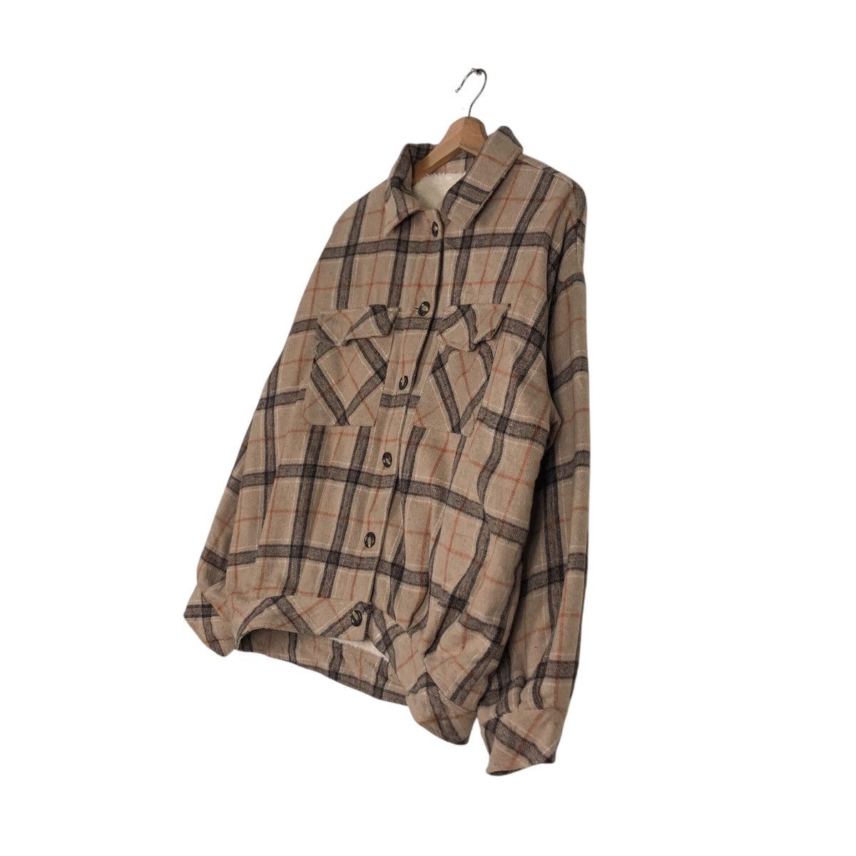 Flannel 📌Vintage Flannel Jacket Tartan Private Pause Issey Miyake Size US L / EU 52-54 / 3 - 3 Thumbnail