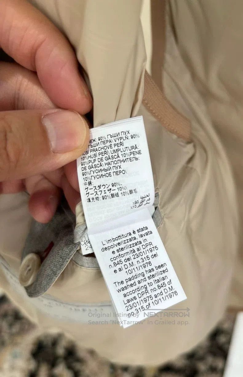 Brunello Cucinelli Brunello Cucinelli Gray Down Vest. Size US XS / EU 42 / 0 - 6 Thumbnail