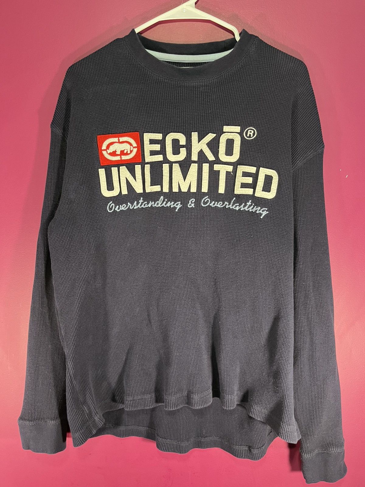 Ecko Unltd. Ecko unltd waffle knit long sleeve Size US L / EU 52-54 / 3 - 1 Thumbnail