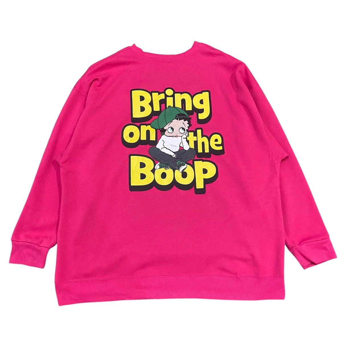 Anime VINTAGE 90s/Y2K Betty Boop Oversized Hot Pink Size US XXL / EU 58 / 5 - 1 Thumbnail