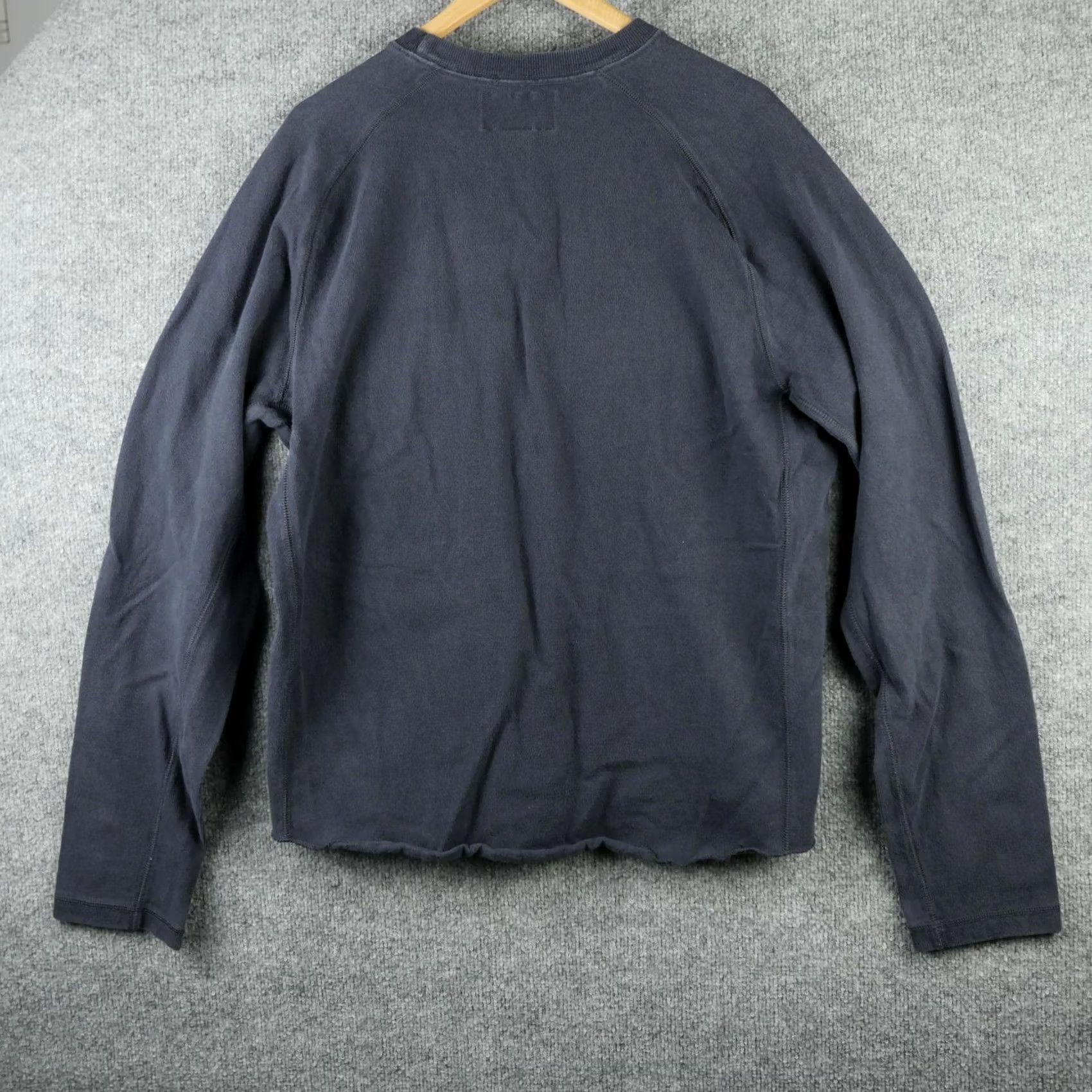 Abercrombie & Fitch Abercrombie & Fitch Sweatshirt Mens XL Blue Muscle Fit Crewneck Fleece Logo Graphic Print Pullover Knit Cotton Long Sleeve Size US XL / EU 56 / 4 - 4 Thumbnail