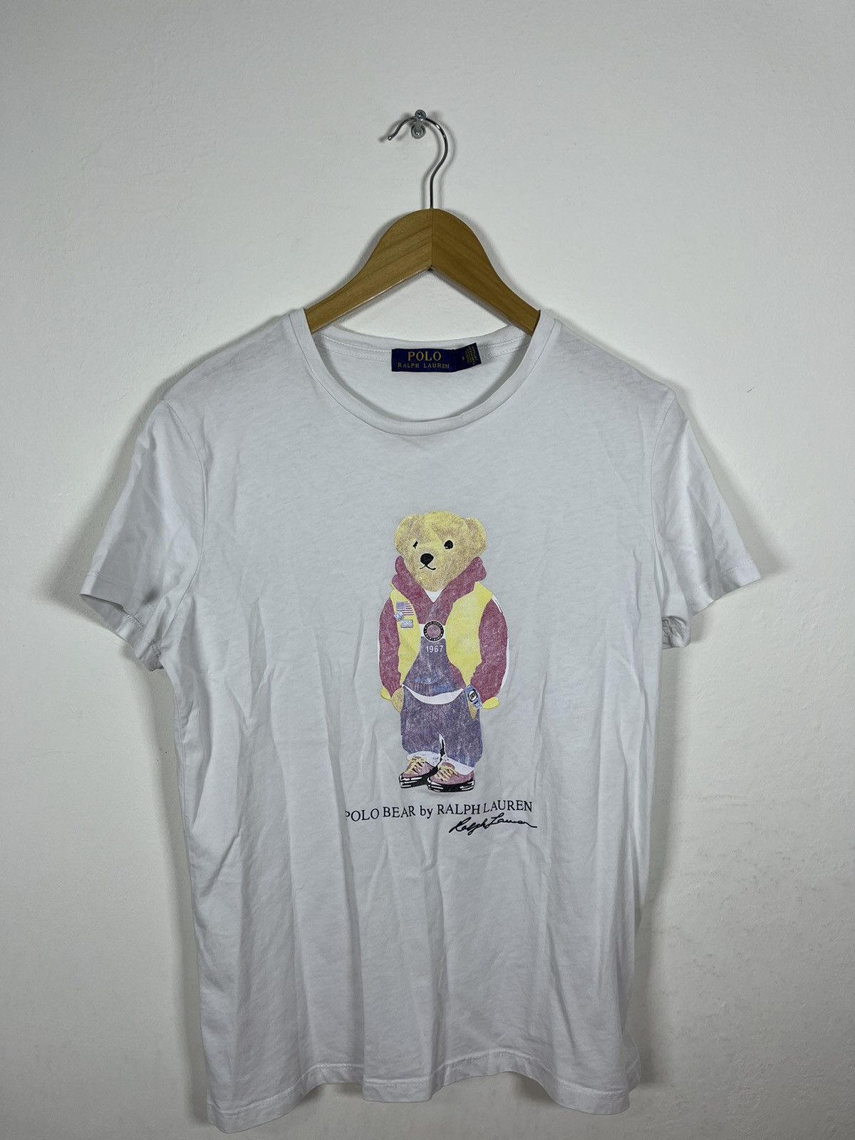 Polo Ralph Lauren Polo Ralph Lauren Bear T-Shirt Vintage Streetwear Y2K Size US S / EU 44-46 / 1 - 2 Thumbnail
