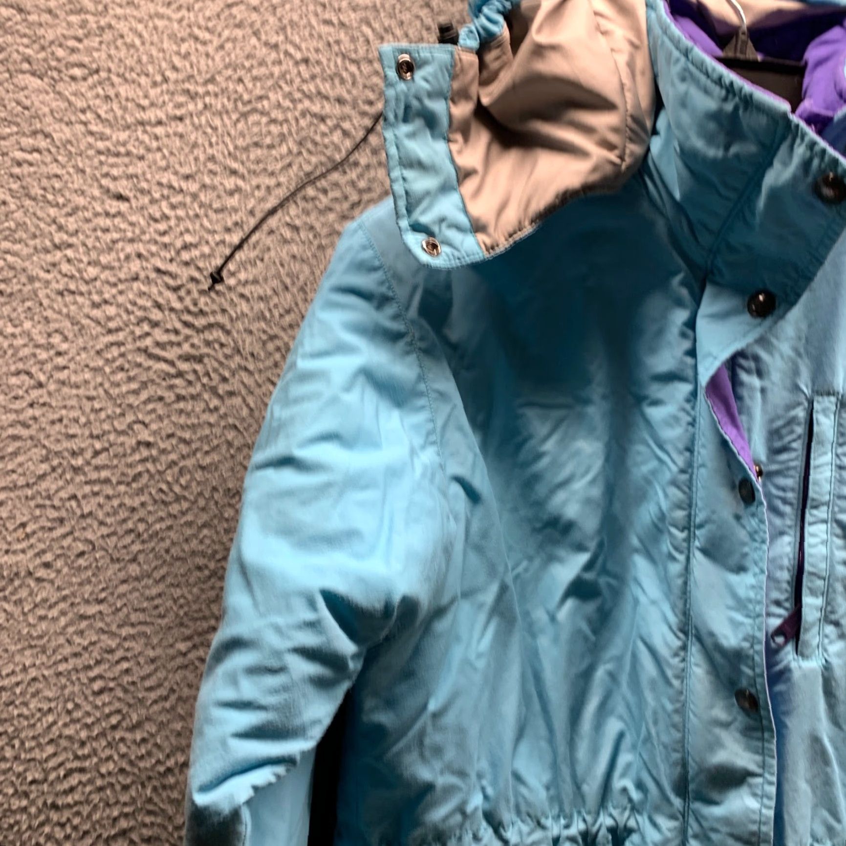 Vintage VINTAGE L.L. Bean Jacket Womens Medium Blue Gray Coat Zip Hooded Puffer Casual Parka 90s Mens/Womens Size M / US 6-8 / IT 42-44 - 5 Thumbnail