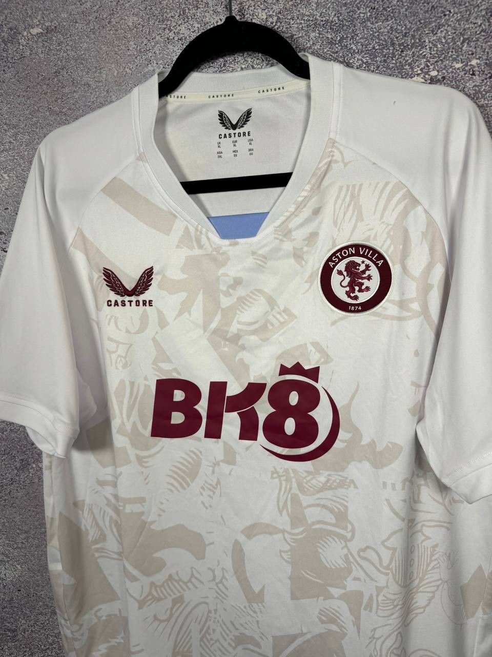 Castore Aston Villa 2023/24 Away Castore Soccer Jersey XL Size Size US XL / EU 56 / 4 - 5 Thumbnail