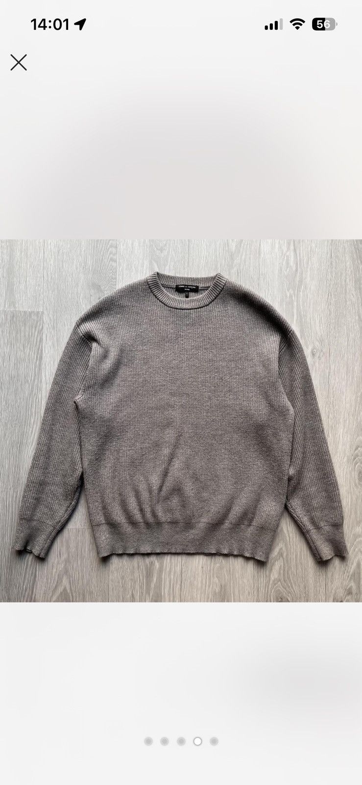 Comme des Garcons Homme Plus Comme des Garçons Homme Spellout Jumper Size US L / EU 52-54 / 3 - 4 Thumbnail