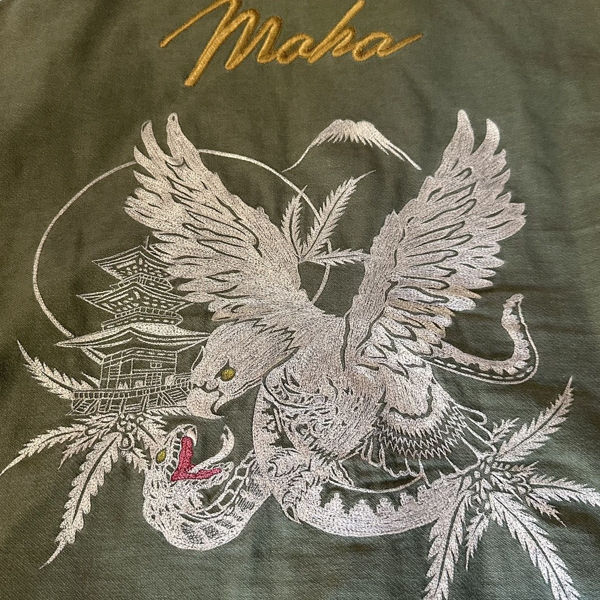 Maharishi Maharishi Eagle Vs Snake Embroidered Flight Jacket Size US M / EU 48-50 / 2 - 11 Thumbnail