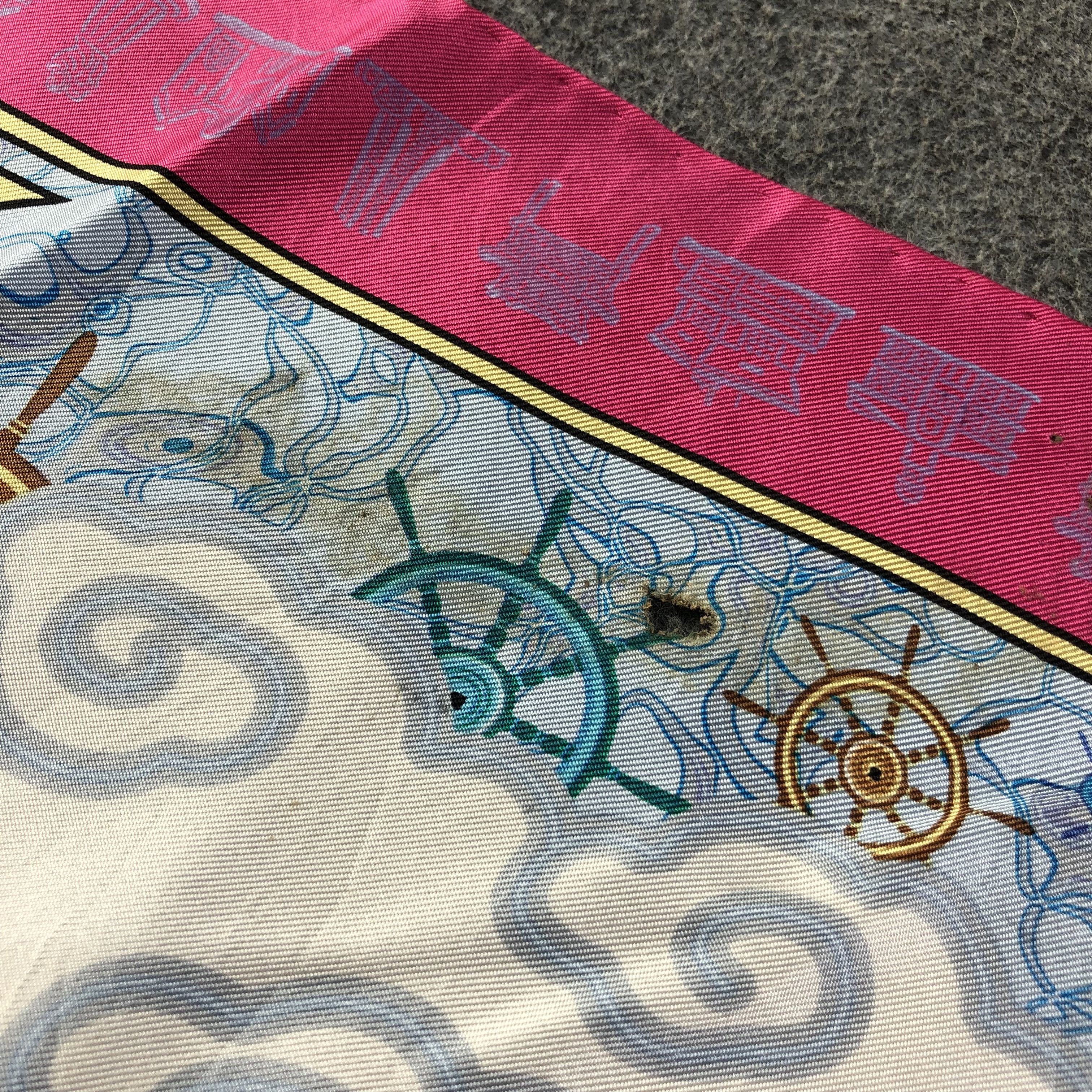 Japanese Brand Yokohama Silk Museum Luxury Silk Scarf M473 Size ONE SIZE - 5 Thumbnail