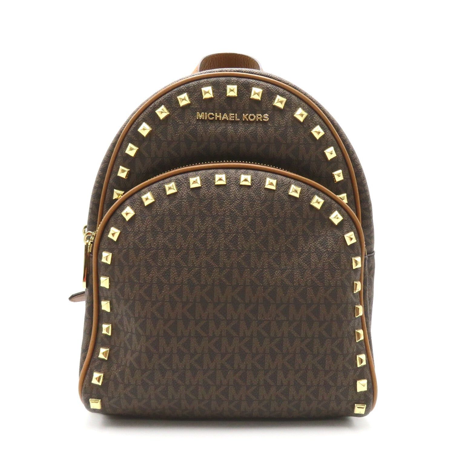 Michael Kors Michael Kors Rucksack Backpack Coated Canvas Brown Size ONE SIZE - 1 Thumbnail
