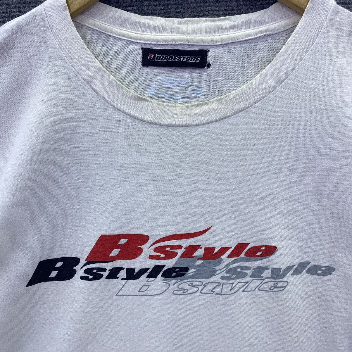 Japanese Brand × Vintage Vintage Bridgestone White Tshirt Size US M / EU 48-50 / 2 - 2 Thumbnail