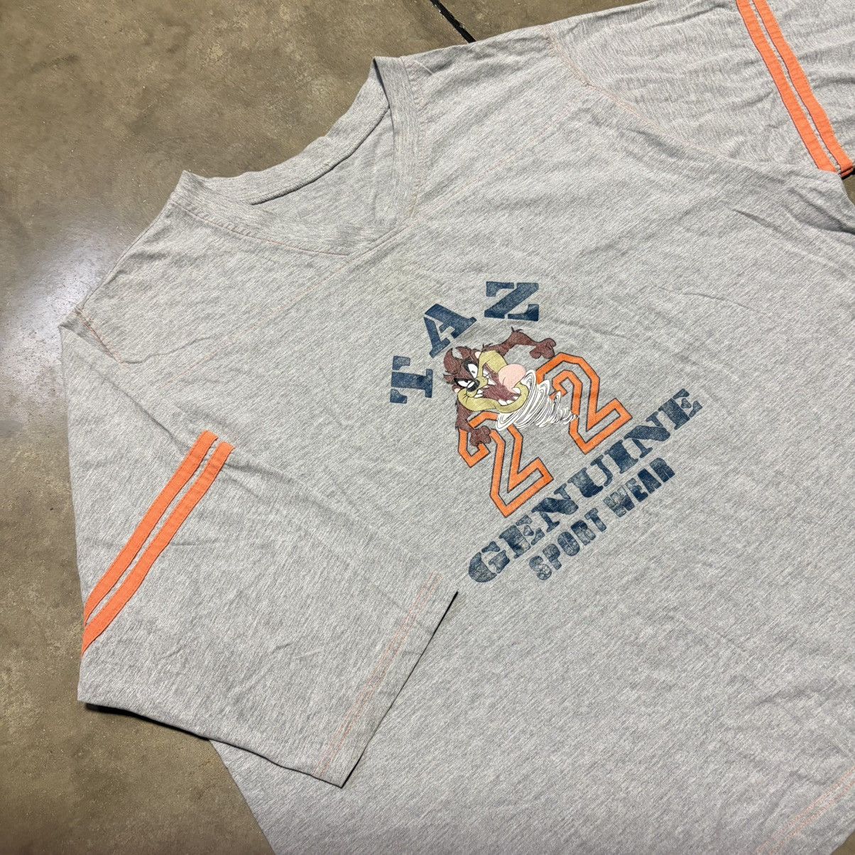 Warner Bros Vintage Warner Bros Taz Football T shirt Jersey Boxy 90s Size US XXL / EU 58 / 5 - 3 Thumbnail