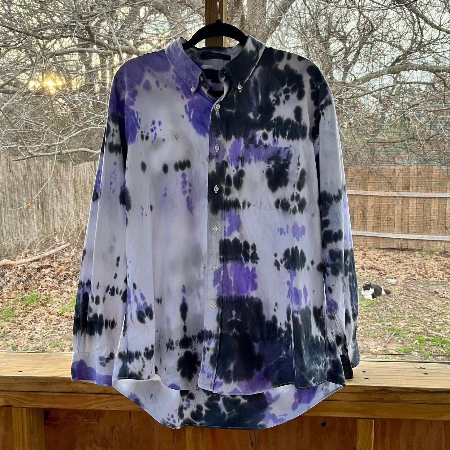 Other Cambridge Classics Vintage Purple Button Down 17 1/2-34/35 Size US L / EU 52-54 / 3 - 1 Thumbnail