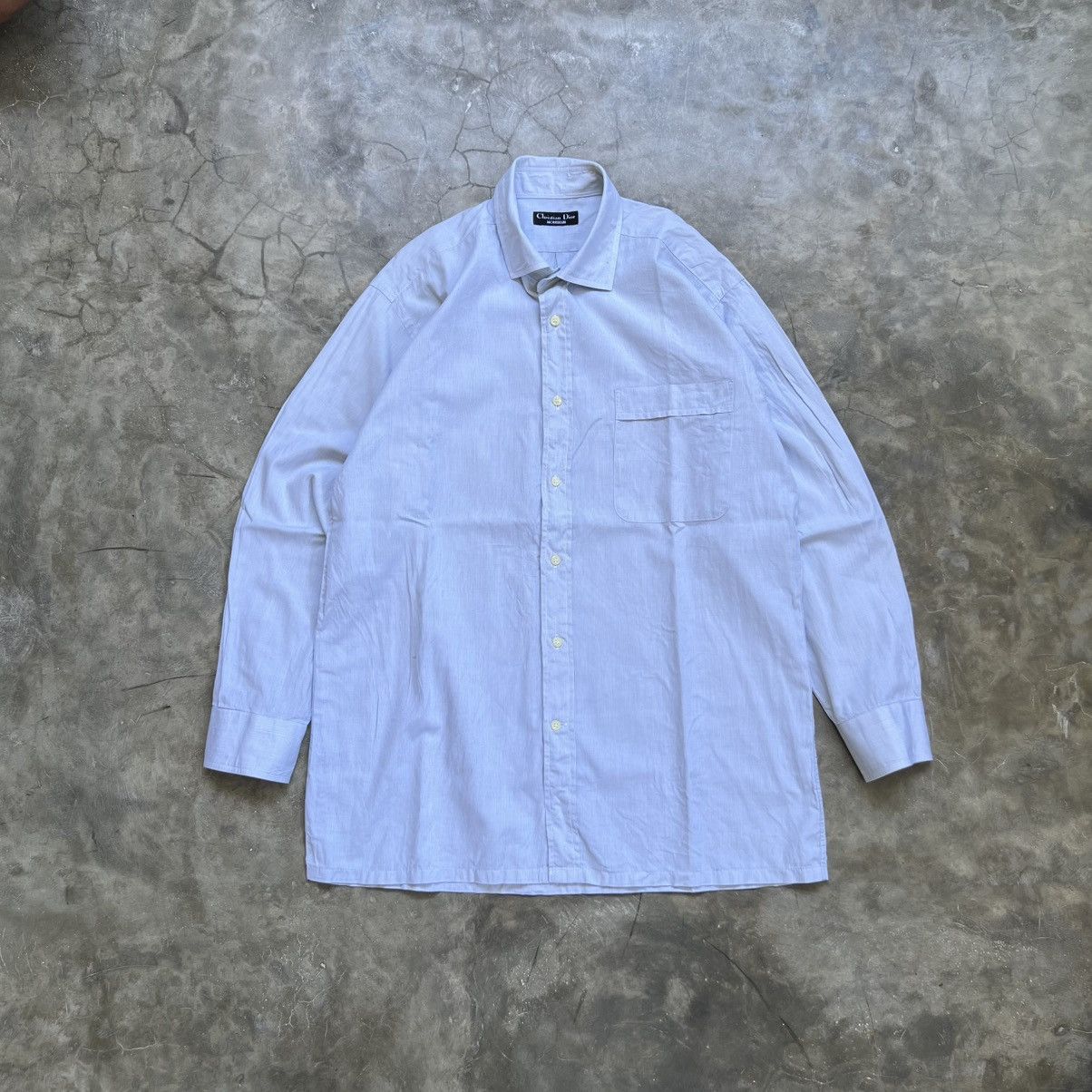 Christian Dior Monsieur Vintage 90s Christian Dior Monsieur Long Sleeve Shirt Size US M / EU 48-50 / 2 - 1 Thumbnail